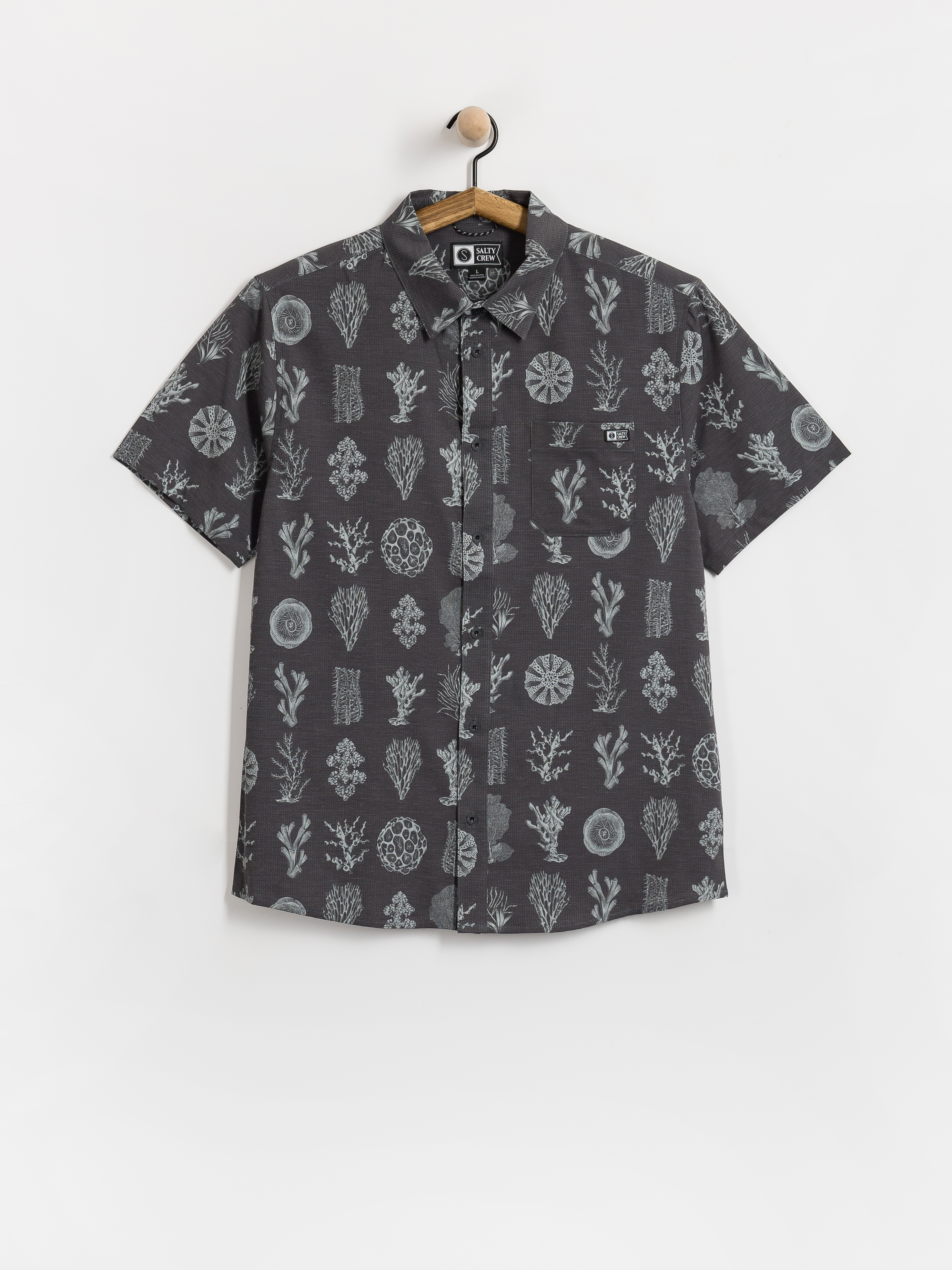 Kou0161ile Salty Crew Breezer Perf Button Up (phantom)