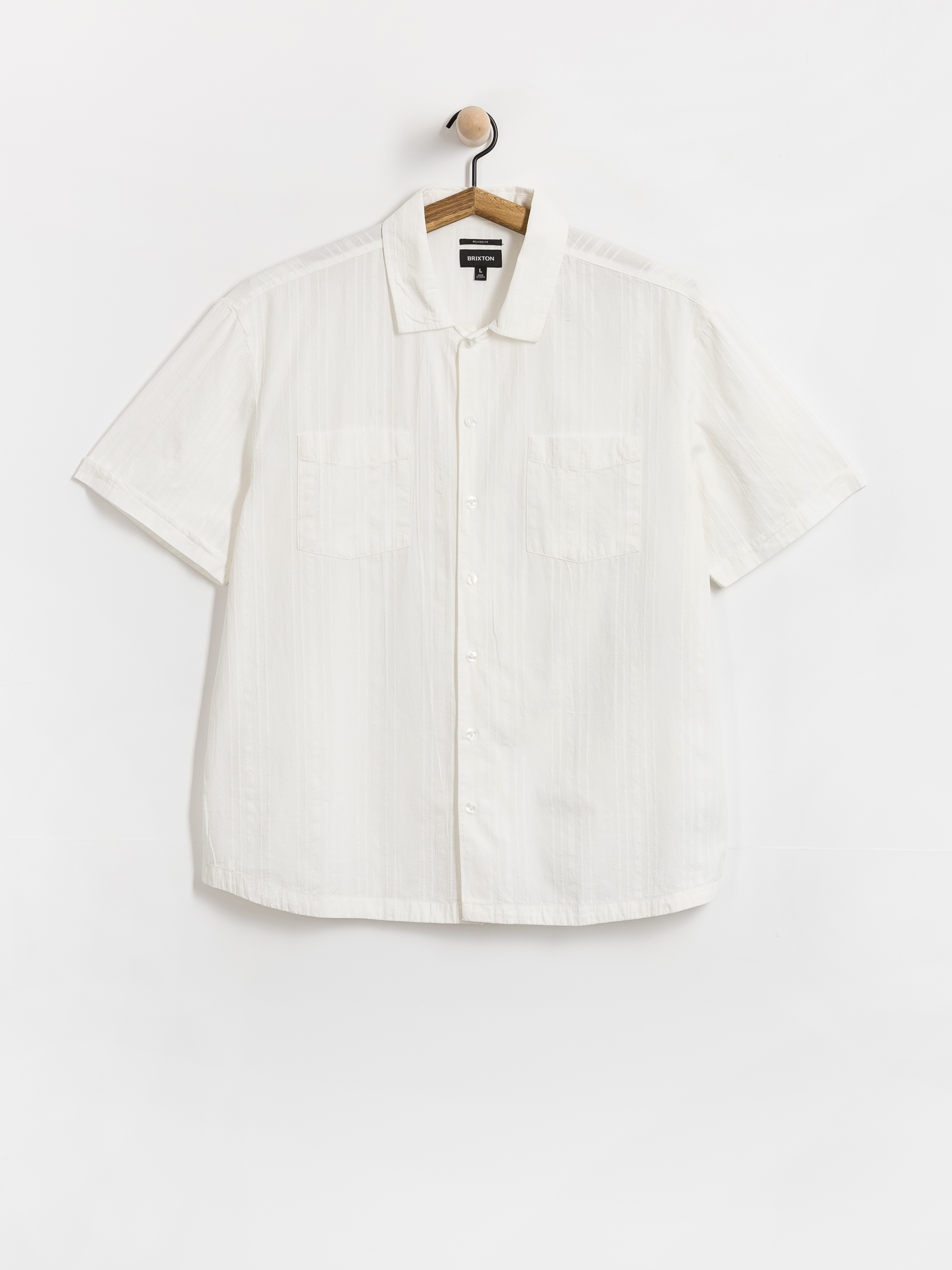 Košile Brixton The Vintage (off white jacquard stripe)