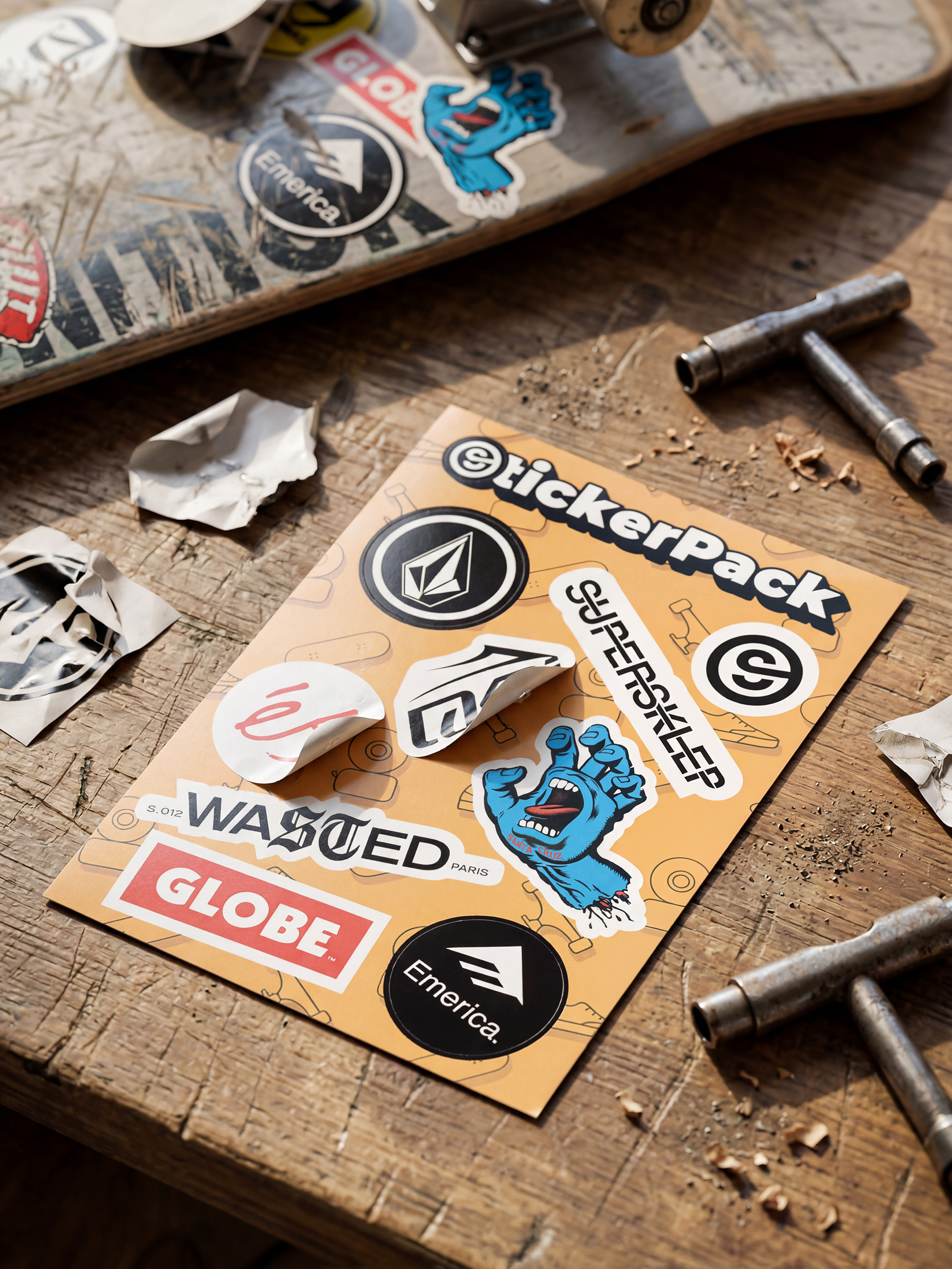 Samolepky Supersklep Sticker Pack (skate)