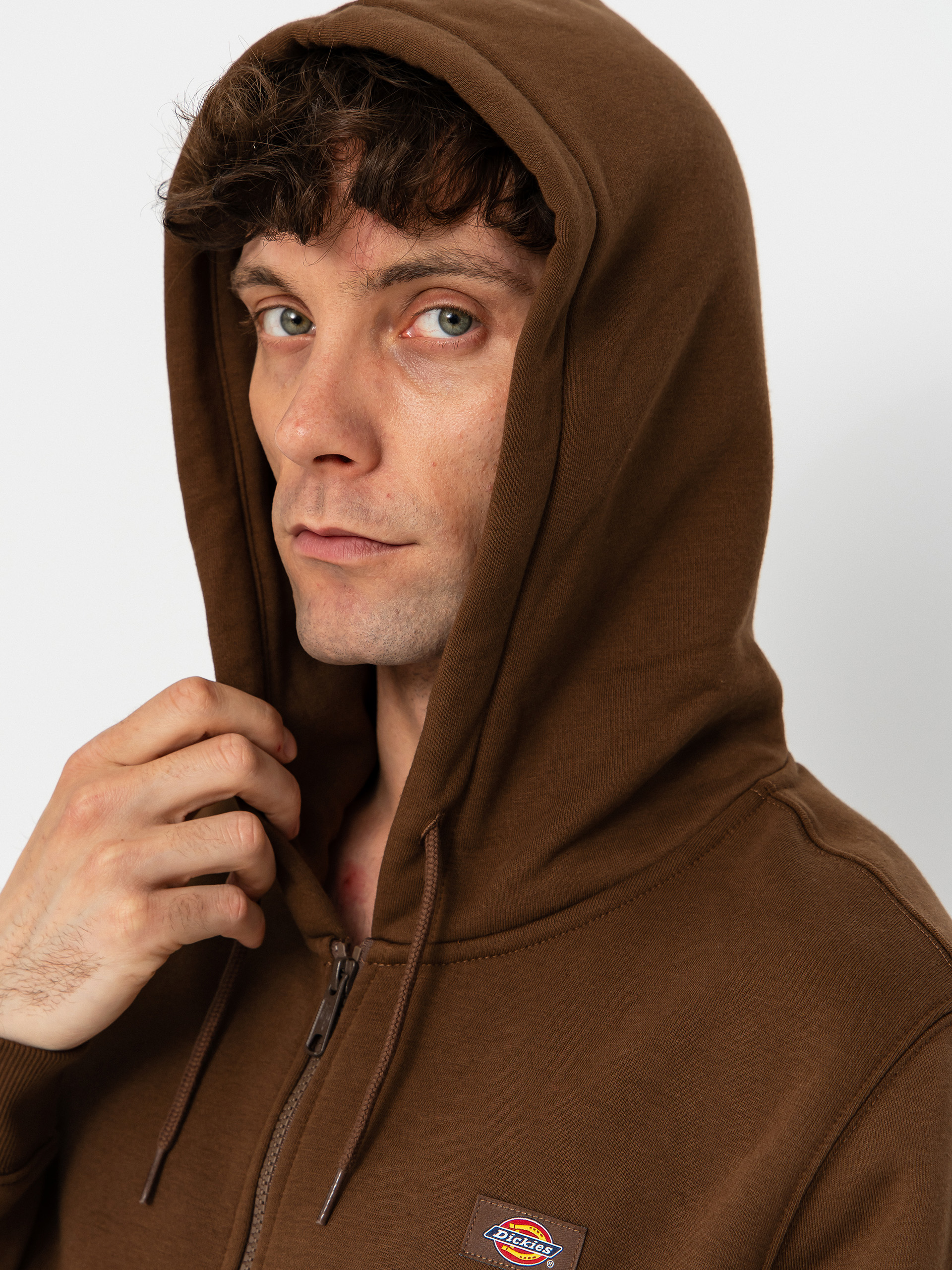 Mikina s kapucí Dickies Oakport ZHD (timber brown)