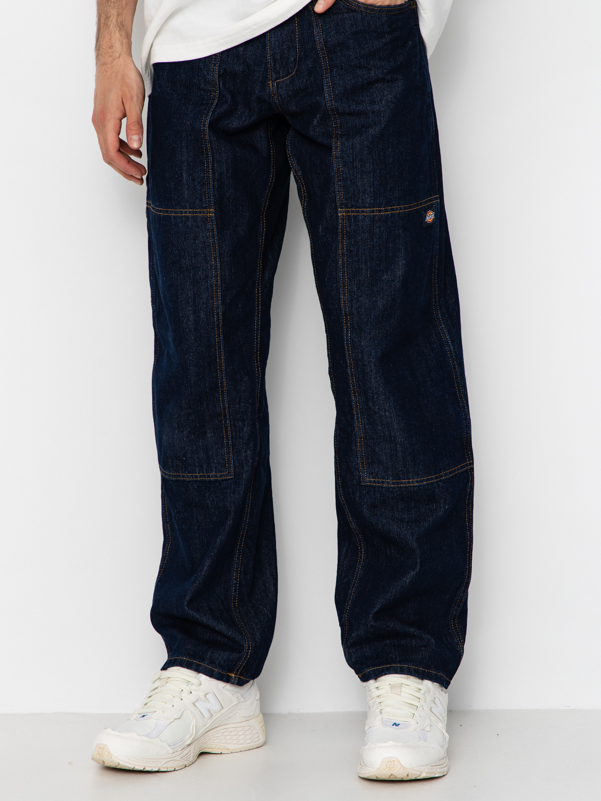 Kalhoty Dickies X Harley Davidson Denim Carpenter (rinsed indigo blue)