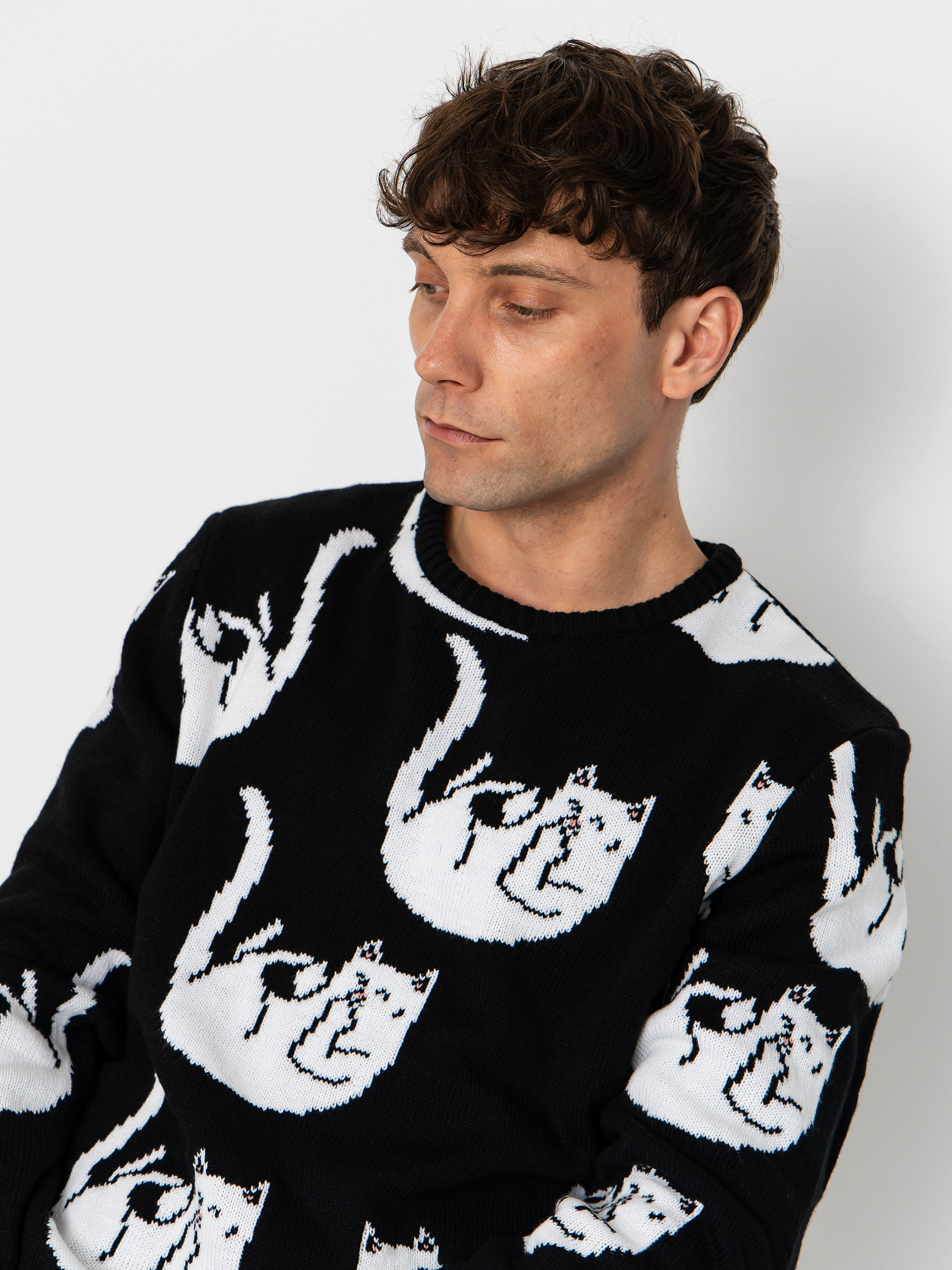 Svetr RipNDip Falling For Nermal Knit (black)