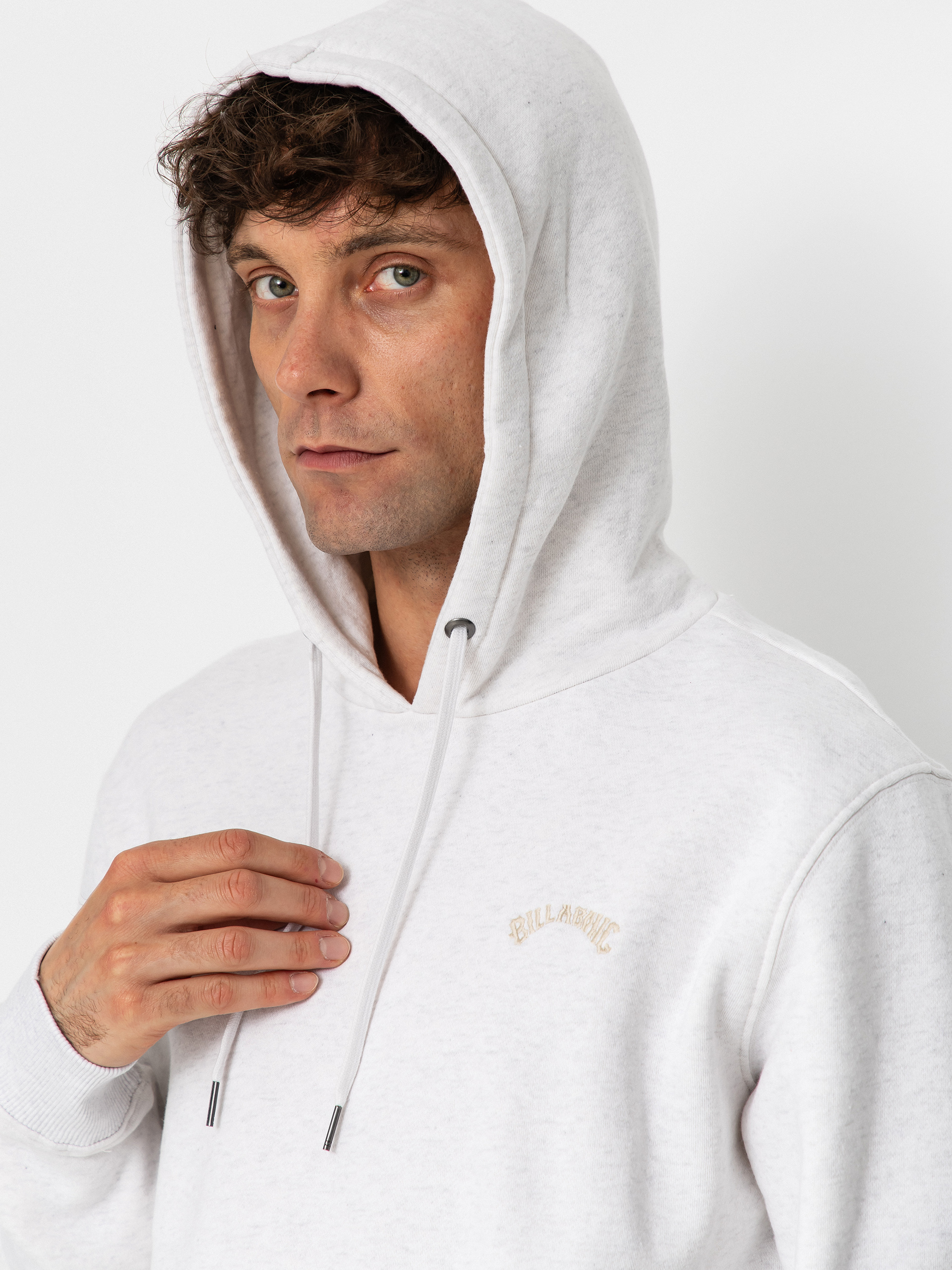 Mikina s kapucí Billabong Arch HD (oatmeal heather)