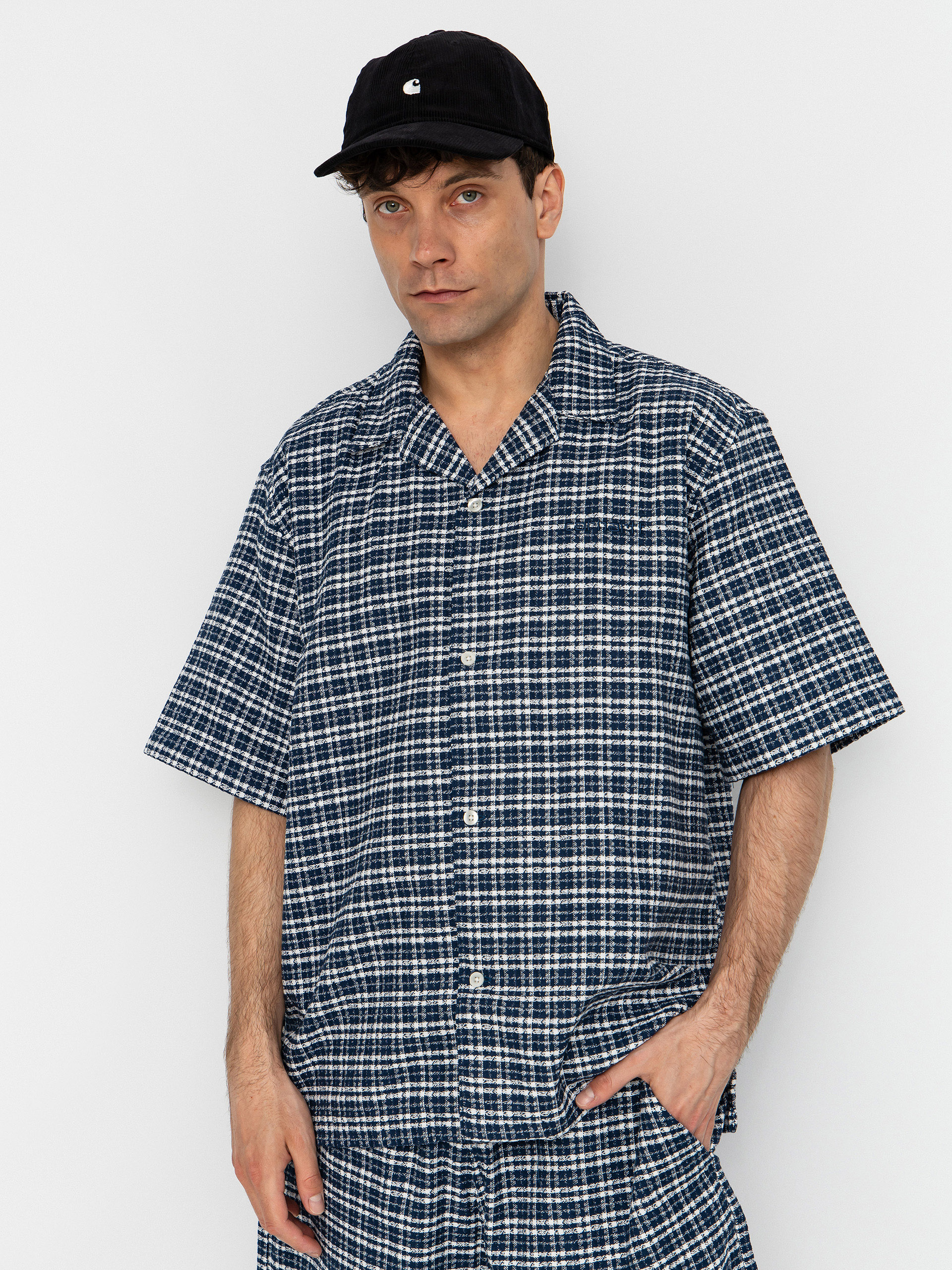 Košile Carhartt WIP Kander (kander check/blue river)