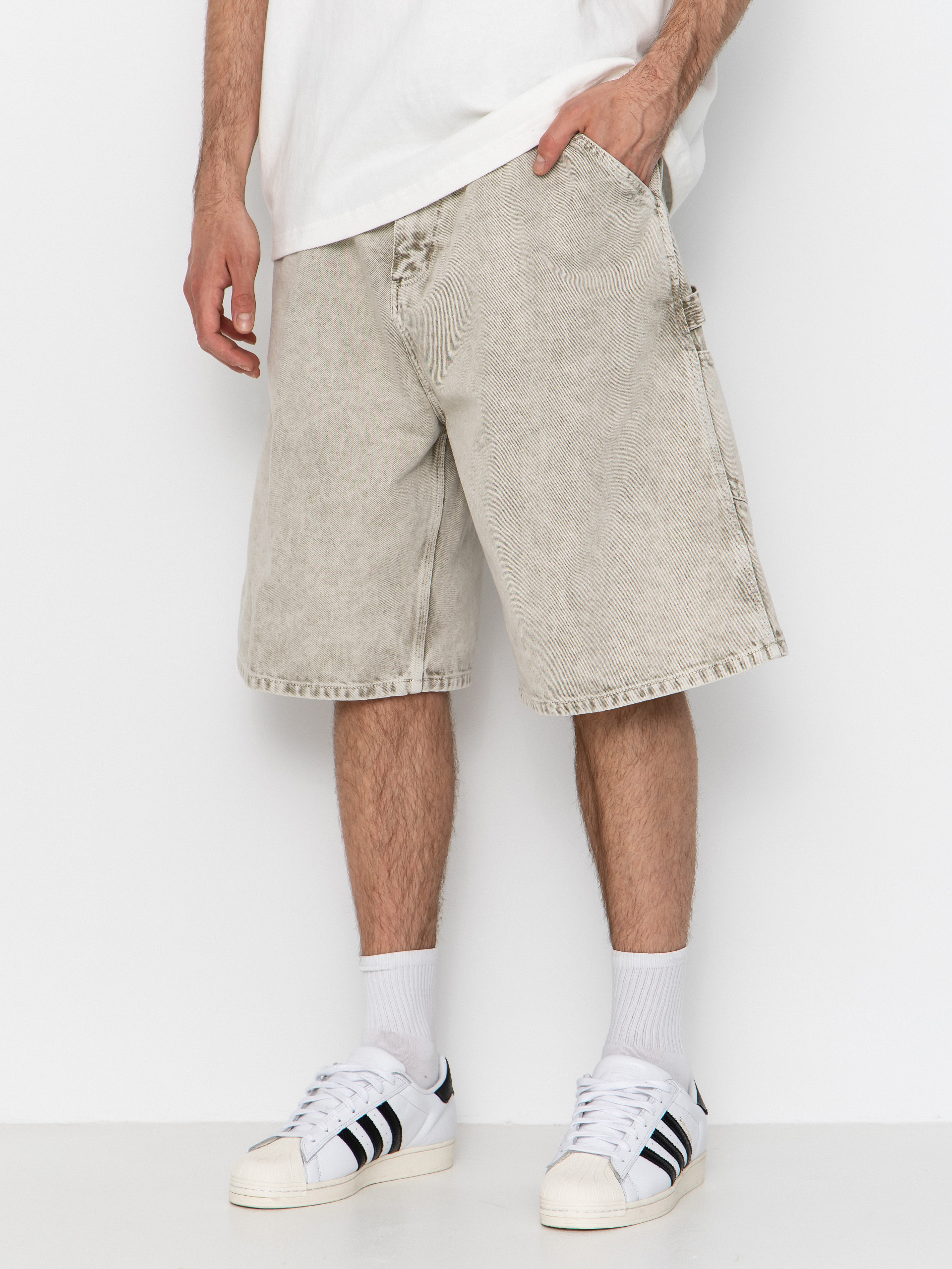 Kraťasy Carhartt WIP OG Single Knee (opuntia chalk wash)