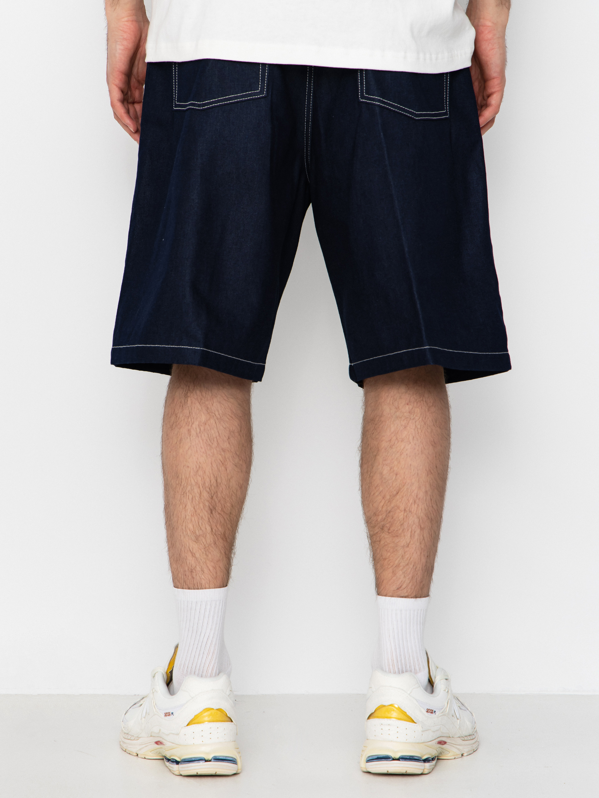 Kraťasy Carhartt WIP Brandon (blue rigrid)