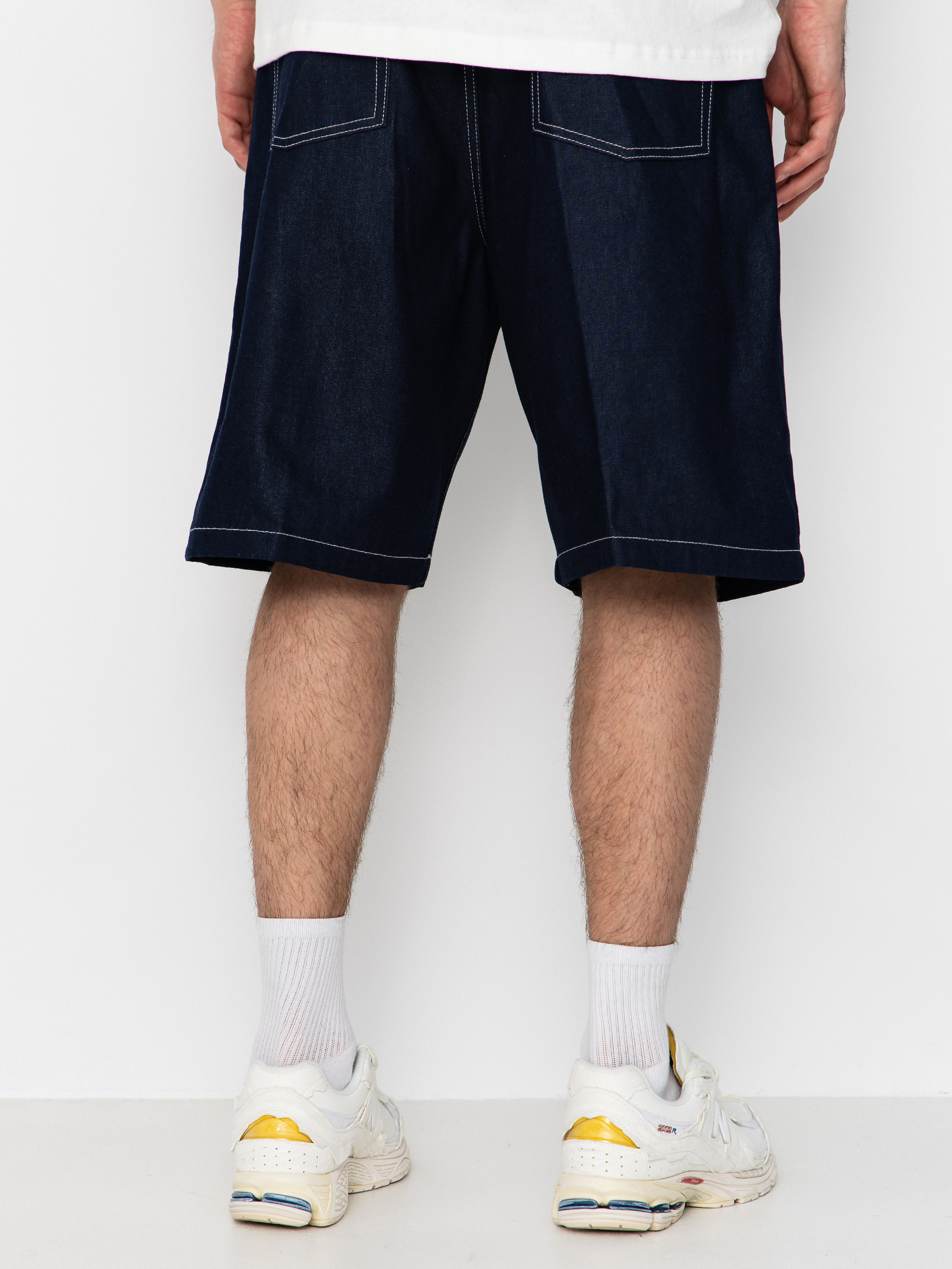 Kraťasy Carhartt WIP Brandon (blue rigrid)