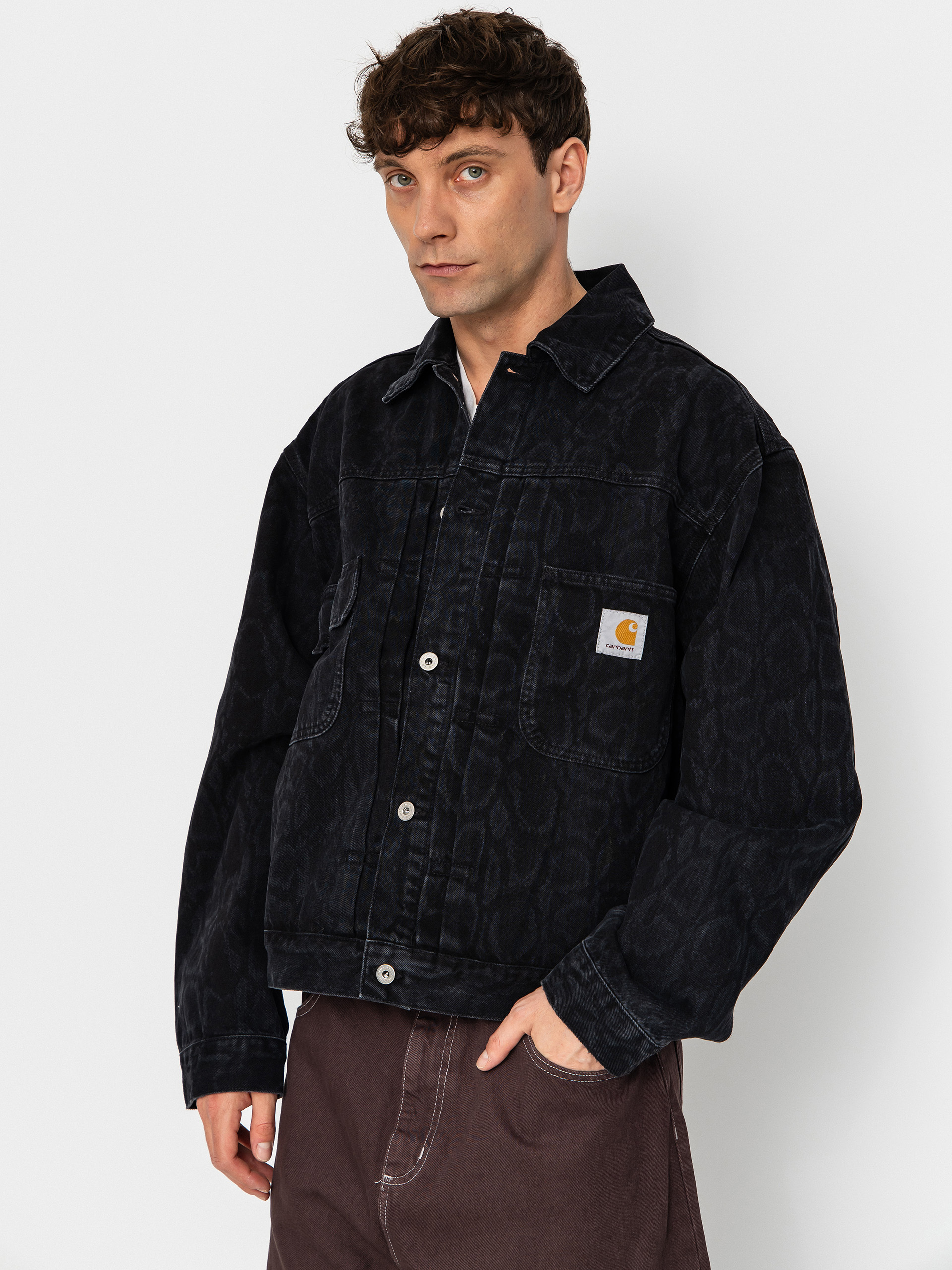 Bunda Carhartt WIP Belmar (snake camo/black)