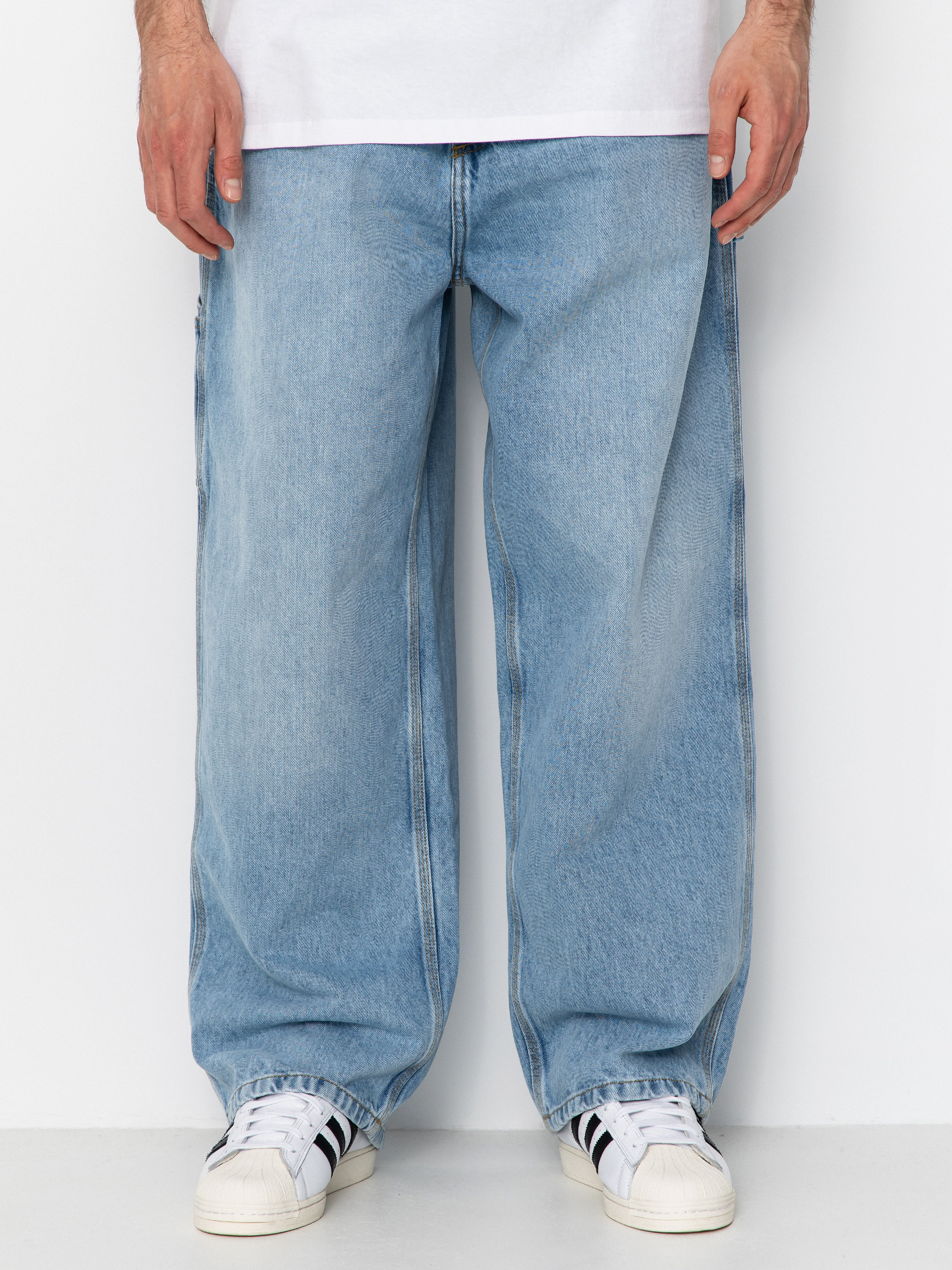 Kalhoty Carhartt WIP Belmont (blue heavy worn bleached)