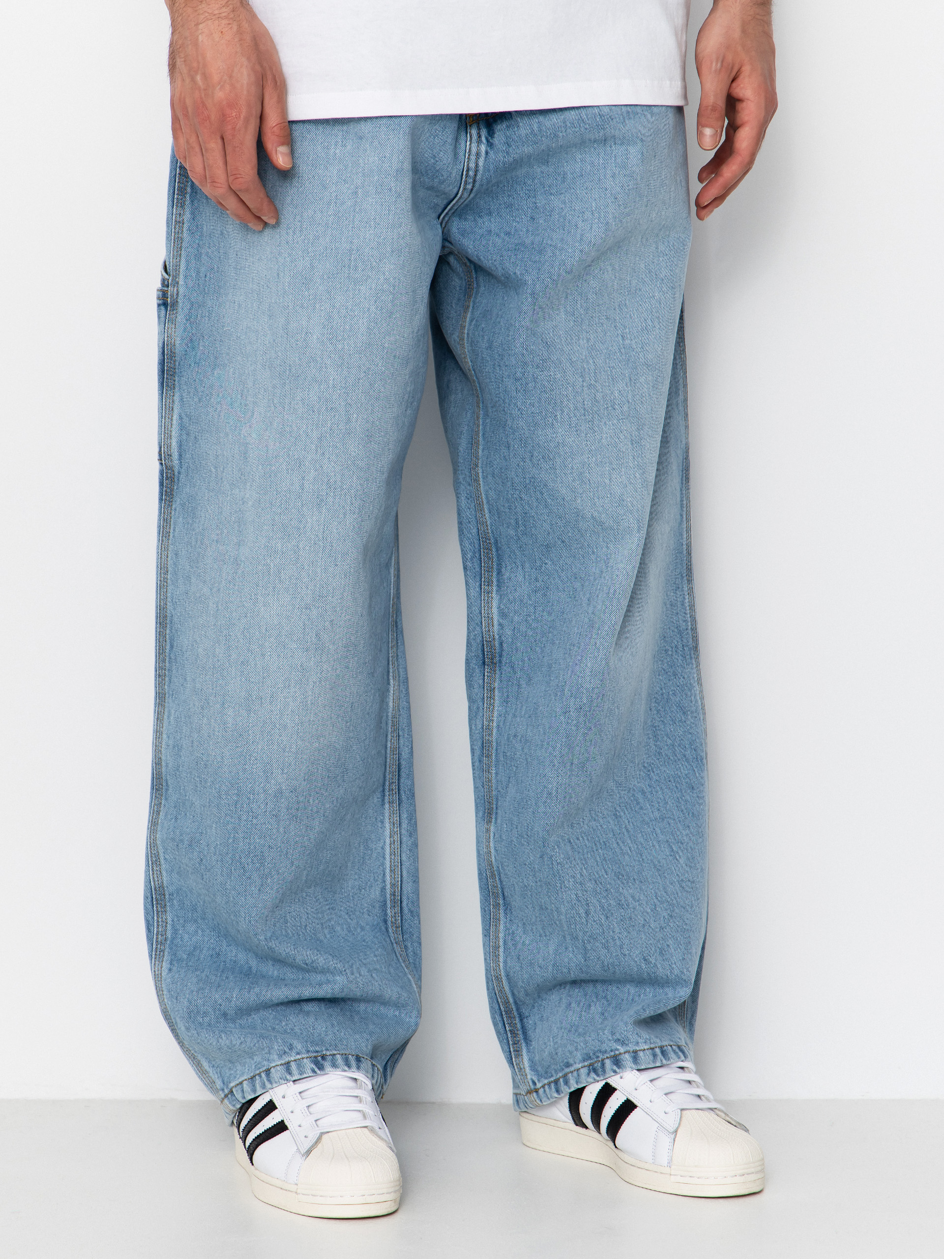 Kalhoty Carhartt WIP Belmont (blue heavy worn bleached)
