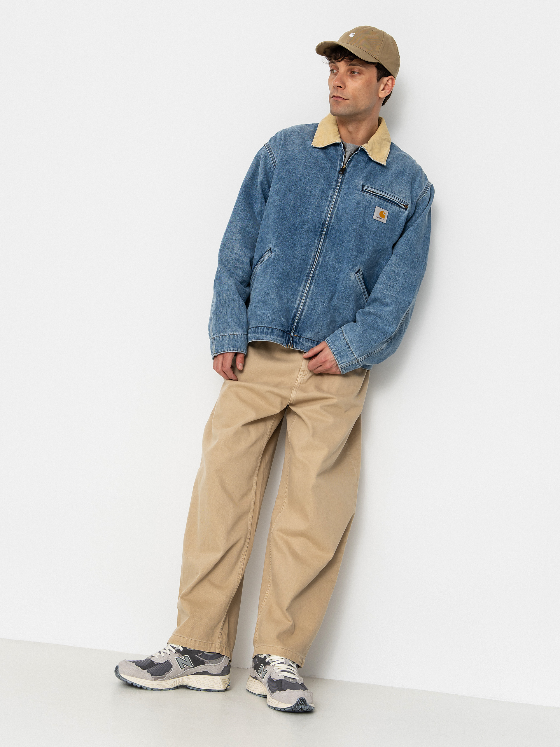 Bunda Carhartt WIP OG Detroit (blue/dusty h brown)