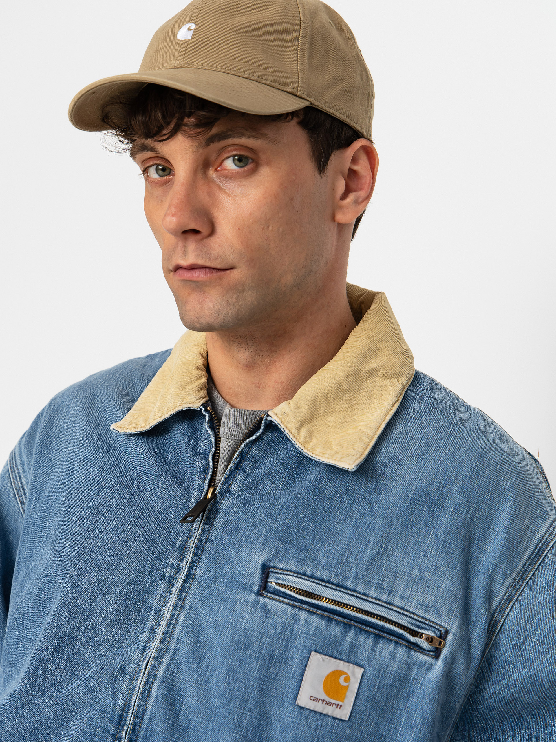 Bunda Carhartt WIP OG Detroit (blue/dusty h brown)