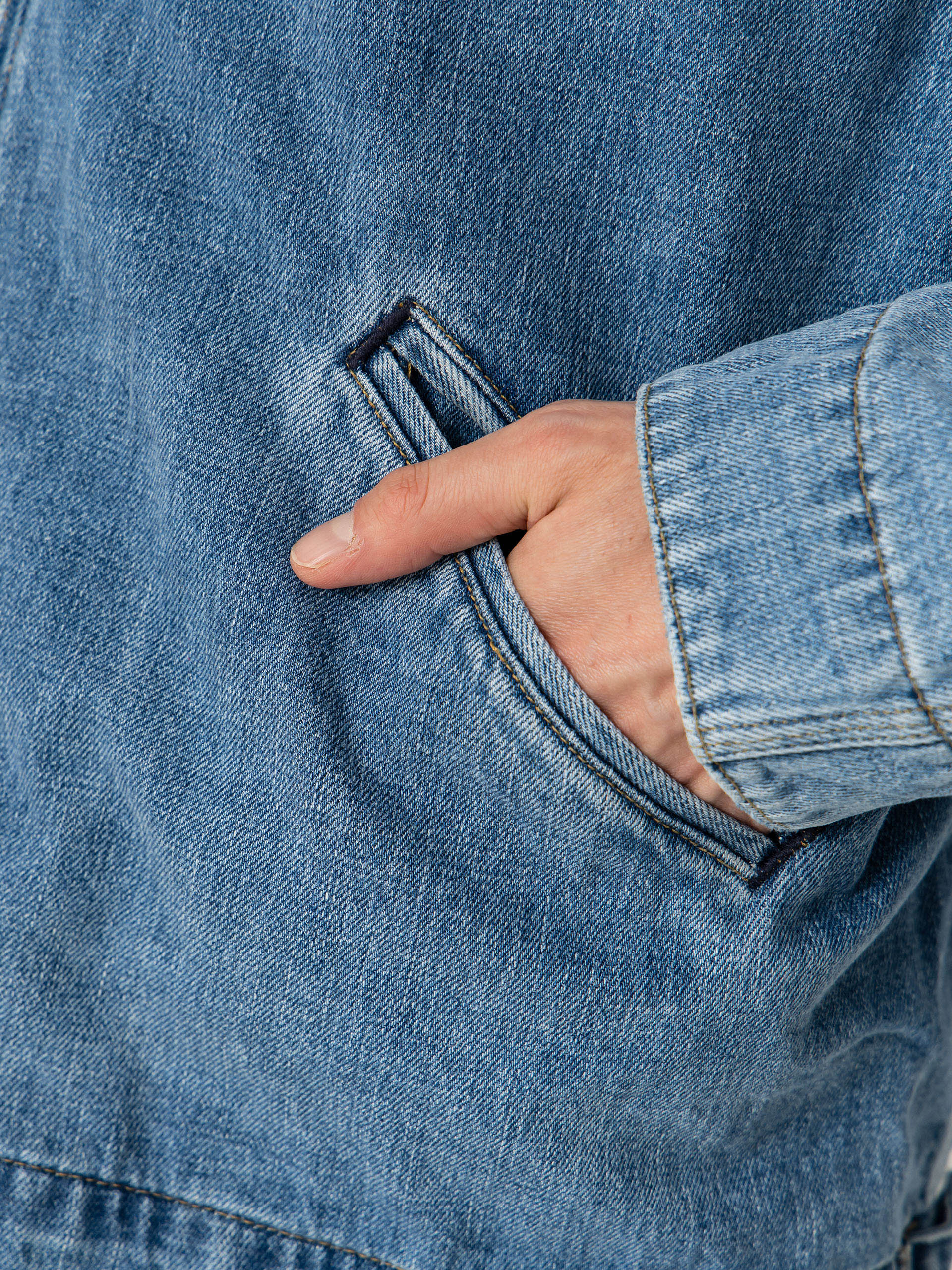 Bunda Carhartt WIP OG Detroit (blue/dusty h brown)