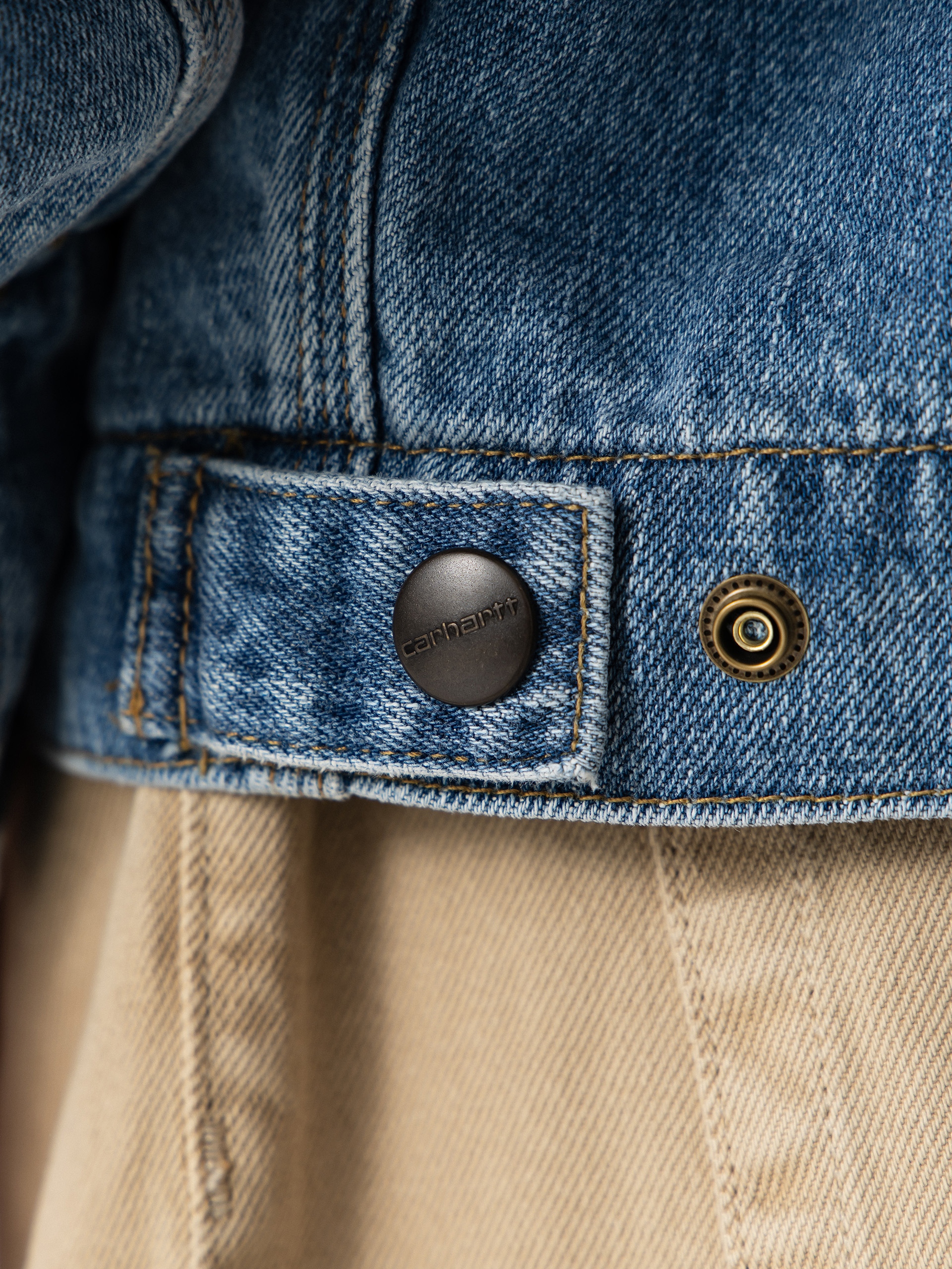Bunda Carhartt WIP OG Detroit (blue/dusty h brown)