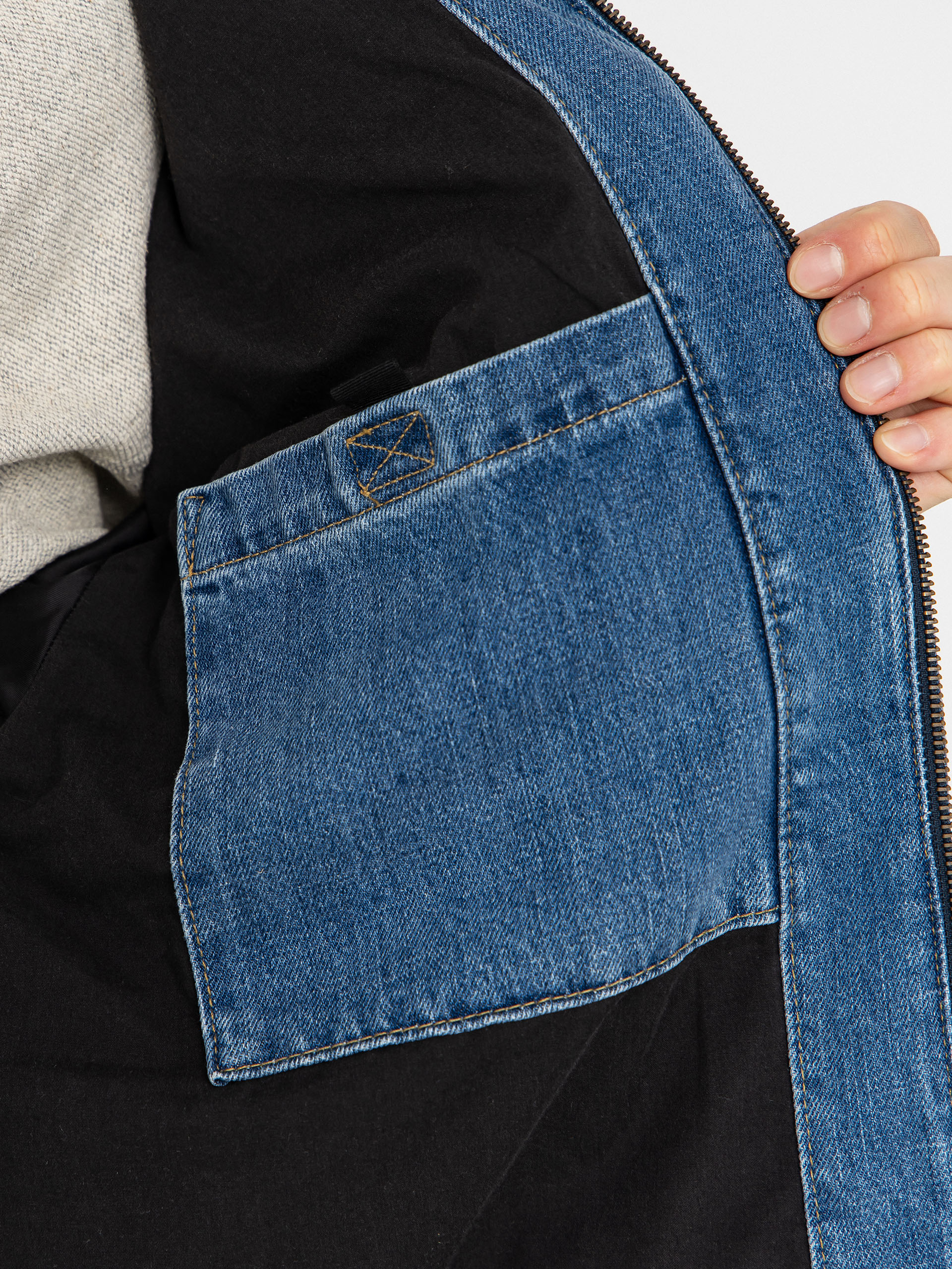 Bunda Carhartt WIP OG Detroit (blue/dusty h brown)
