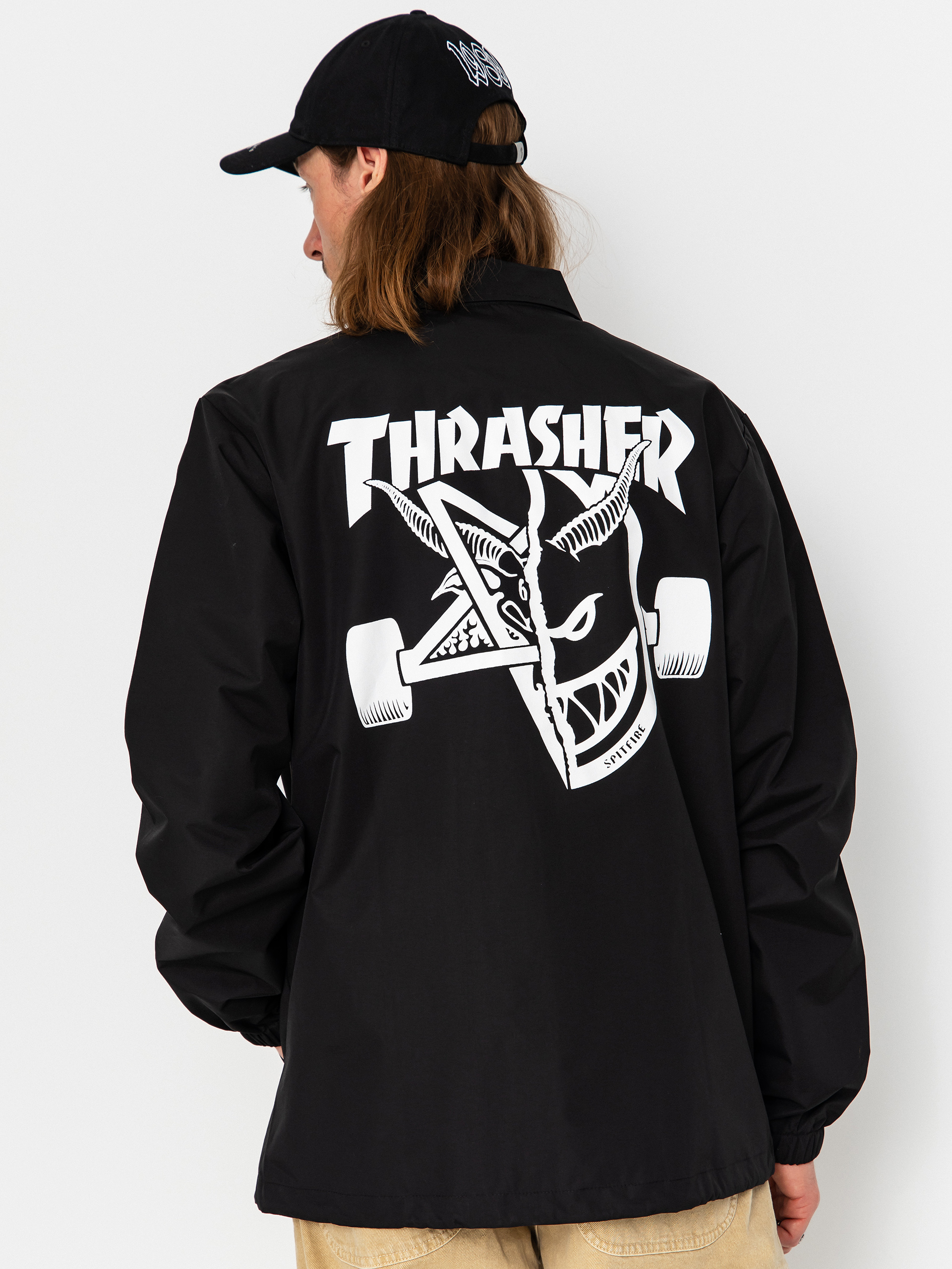 Bunda Thrasher x Spitfire Thrash & Burn (black)