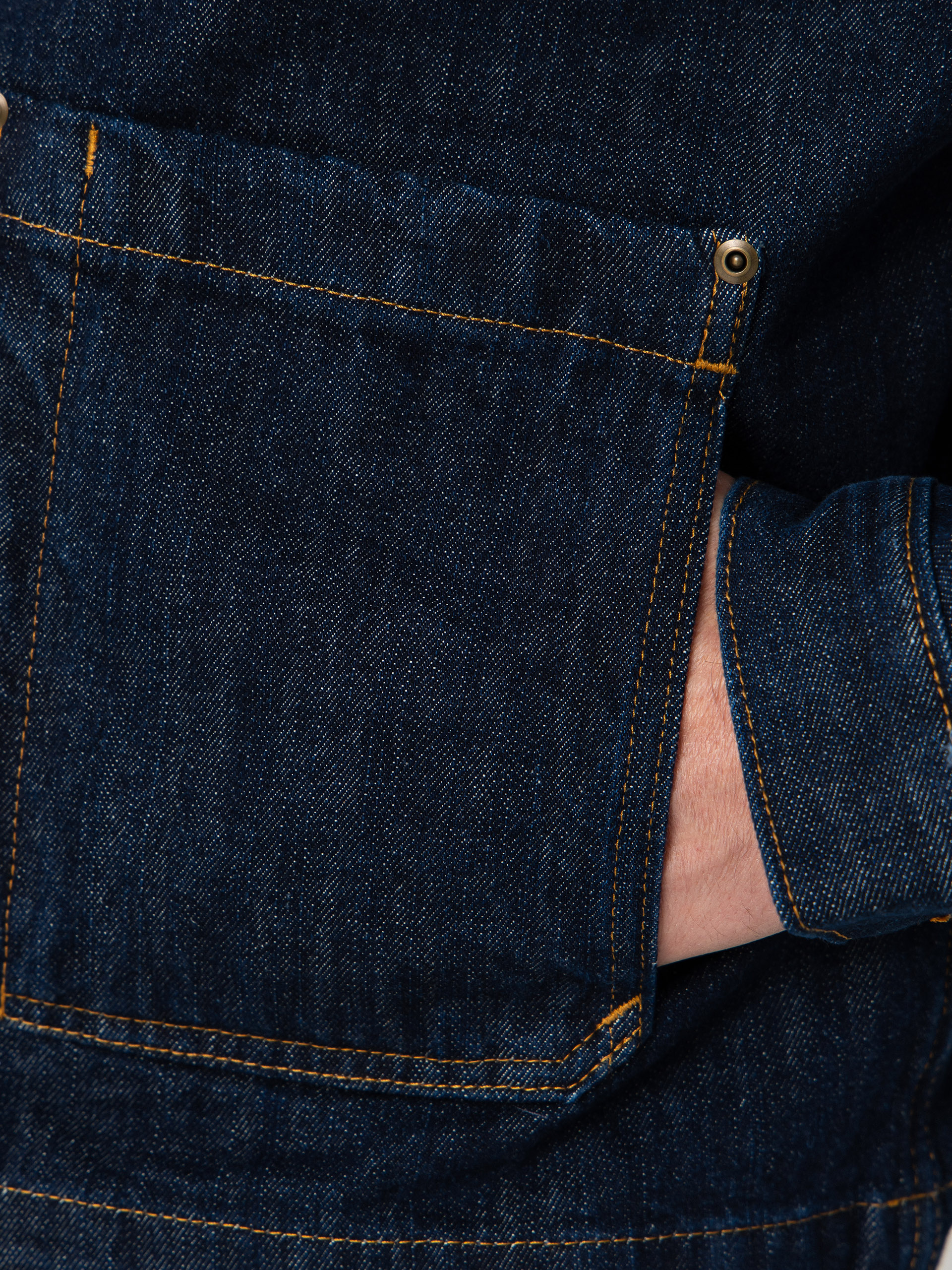 Bunda Dickies X Harley Davidson Boxy Denim (rinsed indigo blue)