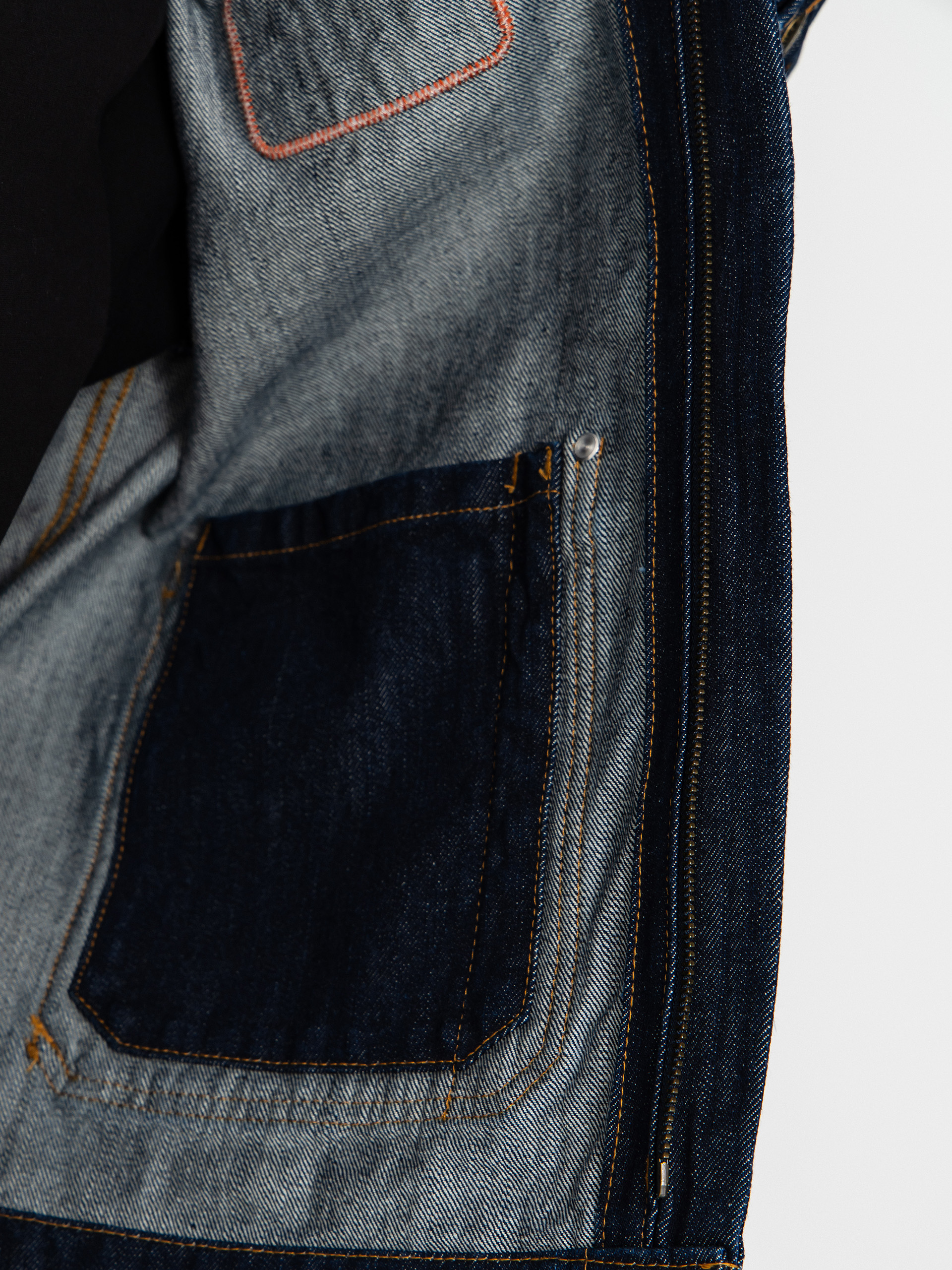 Bunda Dickies X Harley Davidson Boxy Denim (rinsed indigo blue)