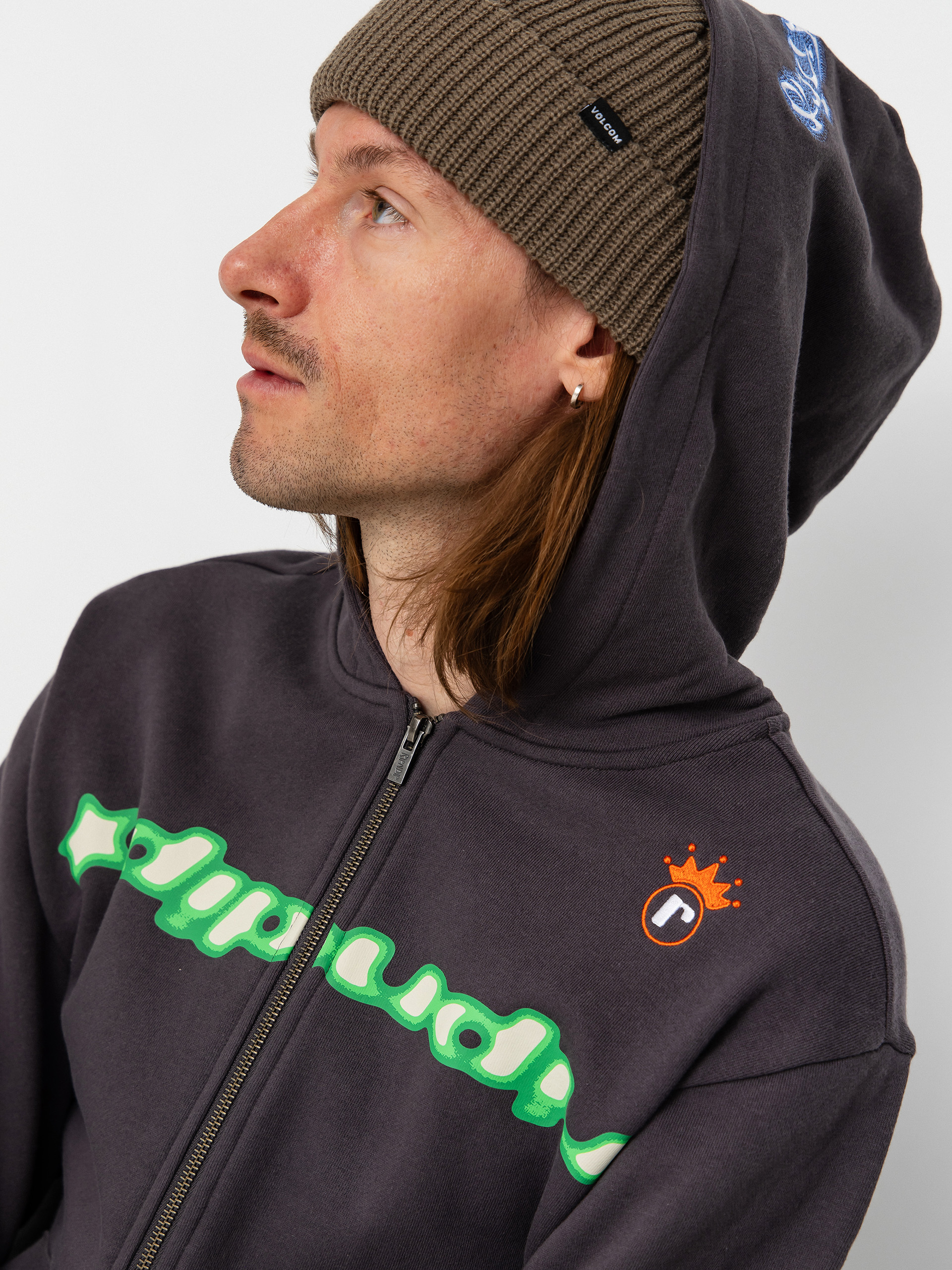 Mikina s kapucí RipNDip Allure Zip HD (black)