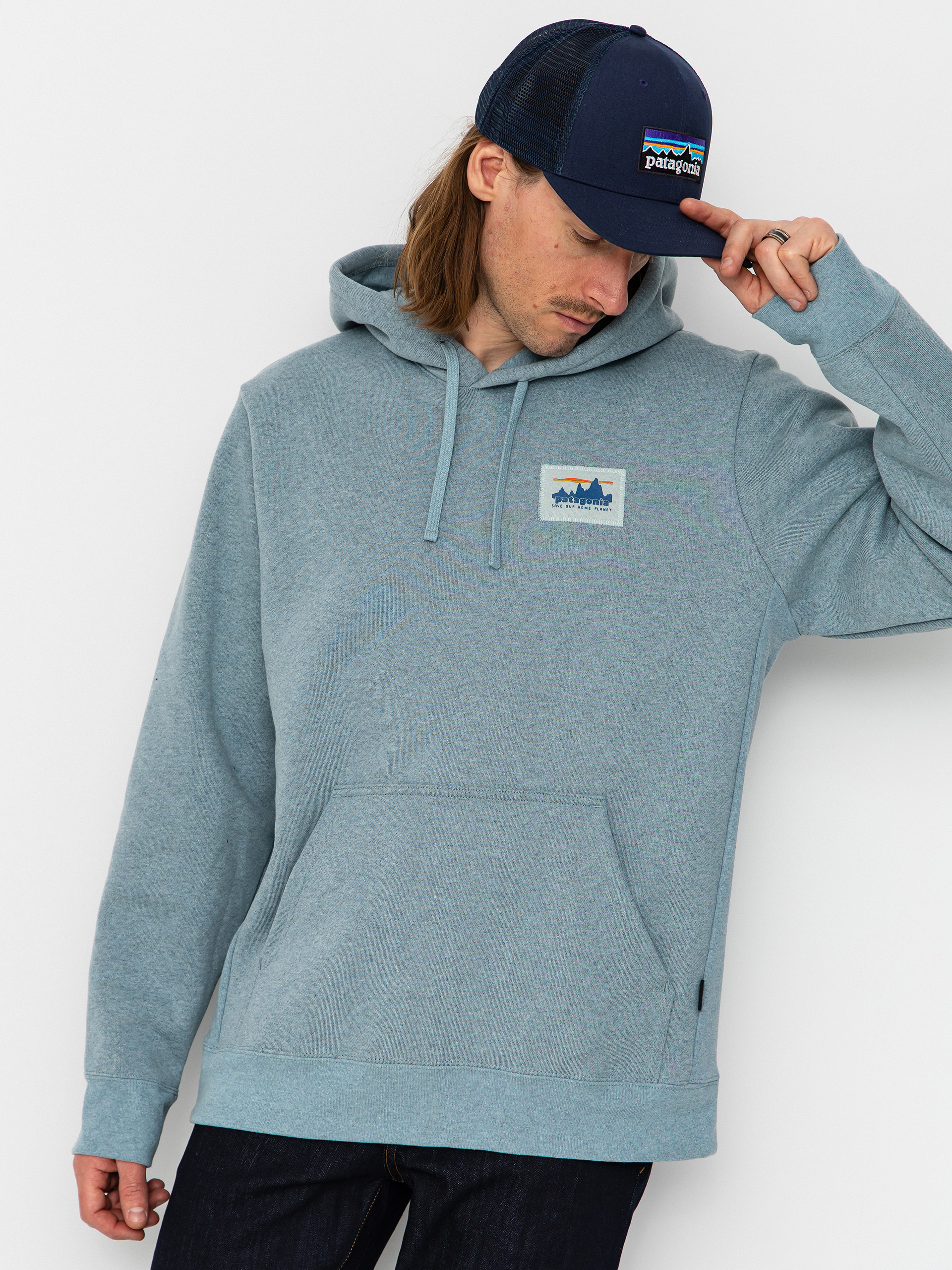 Mikina s kapucu00ed Patagonia 73 Skyline Uprisal HD (blue sage)