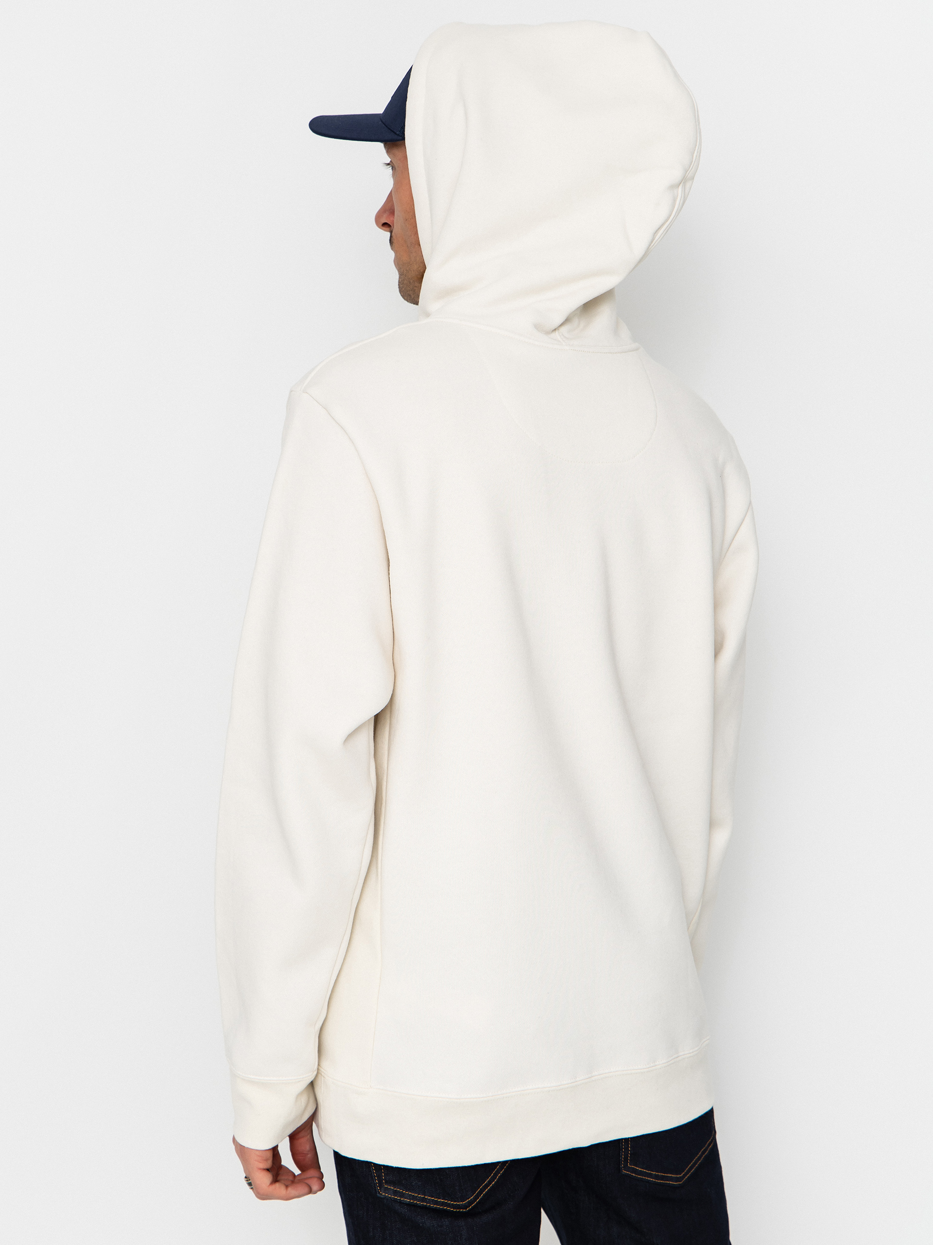 Mikina s kapucí Patagonia 95 Oval Logo Uprisal HD (birch white)