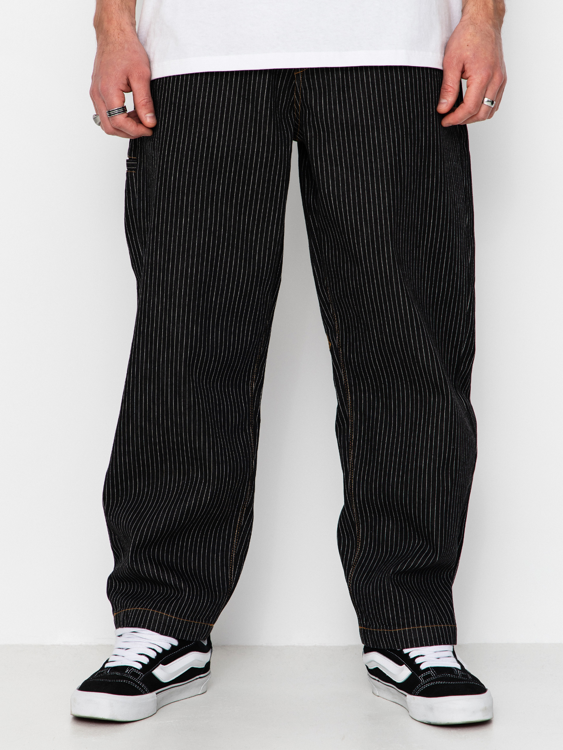 Kalhoty Volcom Work Dialed (black stripe)