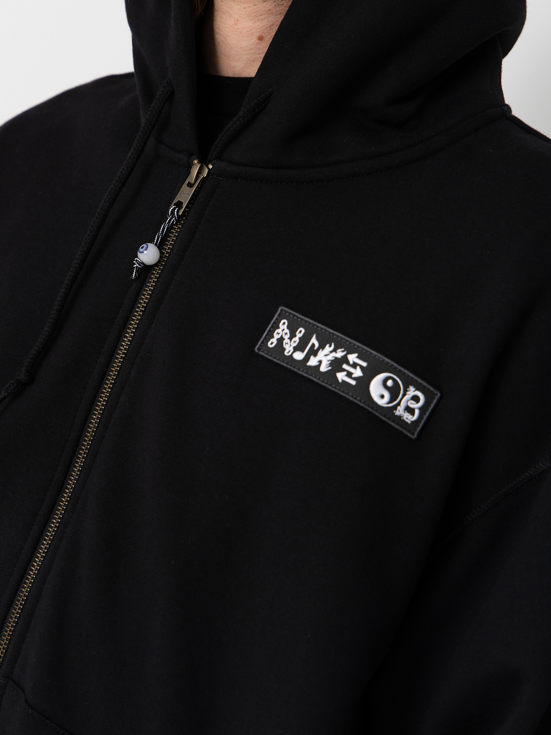 Mikina s kapucí Nike SB Souvenir FLC ZHD (black)