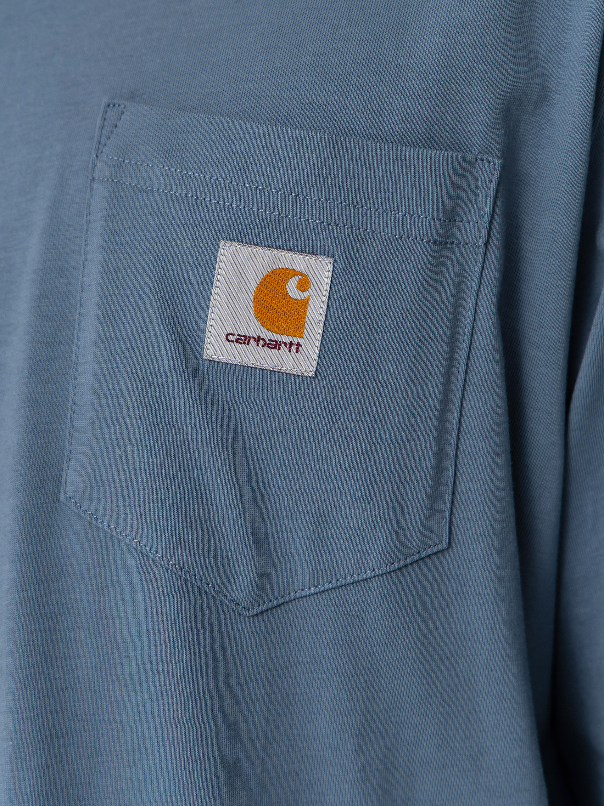 Triko Carhartt WIP Pocket (velvet blue)