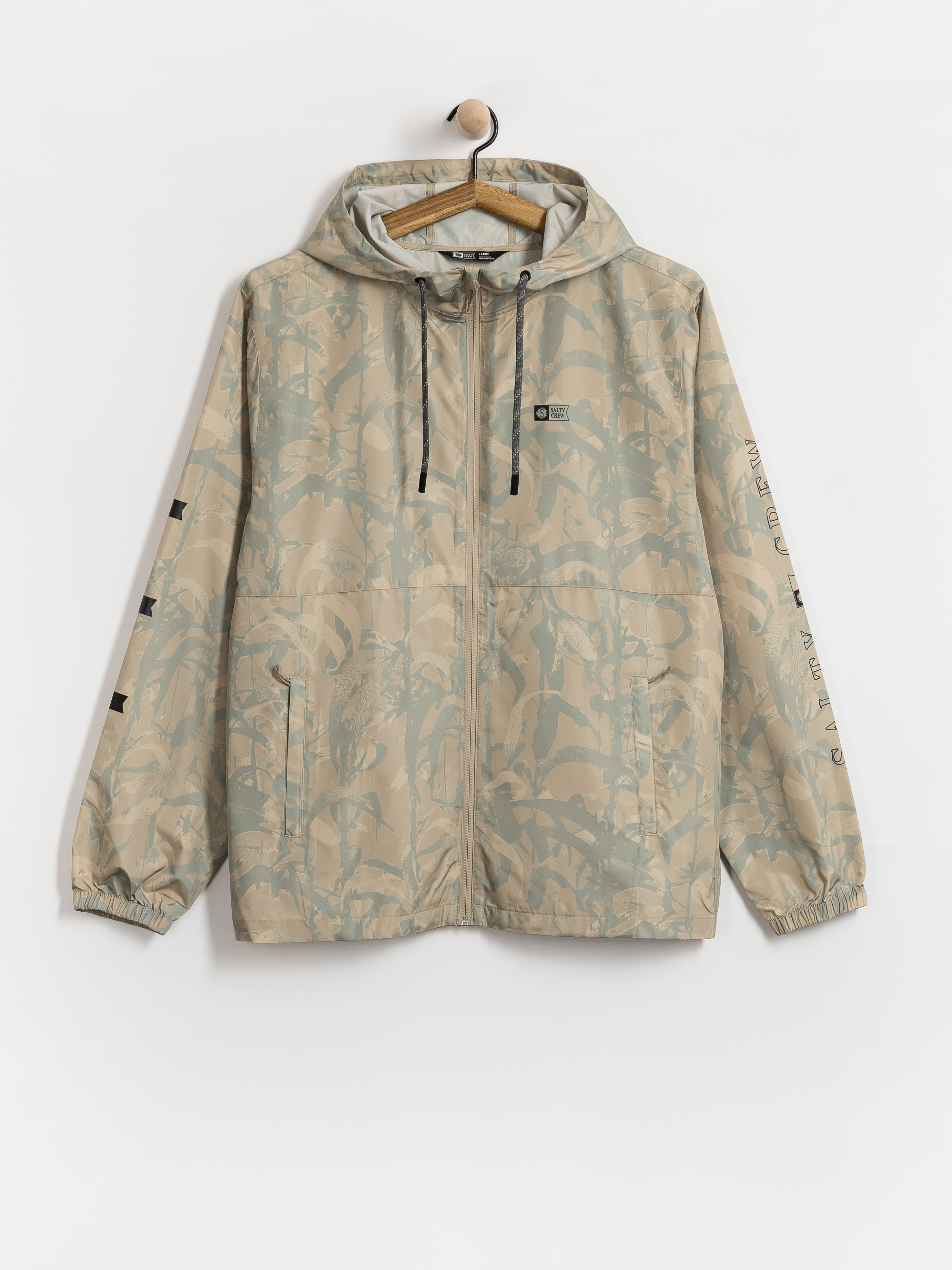 Bunda Salty Crew Surface Windbreaker (light camo)