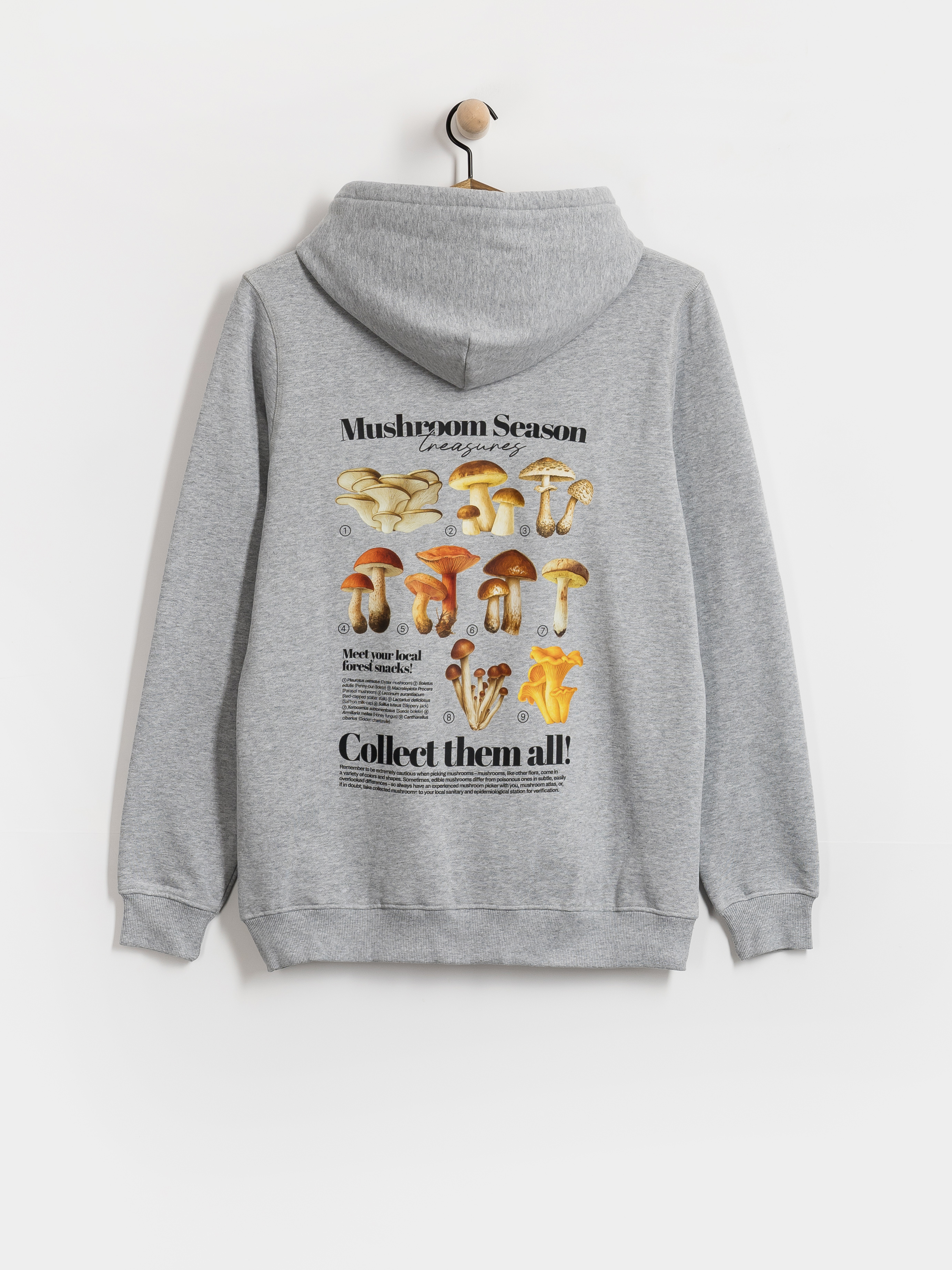 Mikina s kapucí Palto Mushroom Hunter HD (grey)