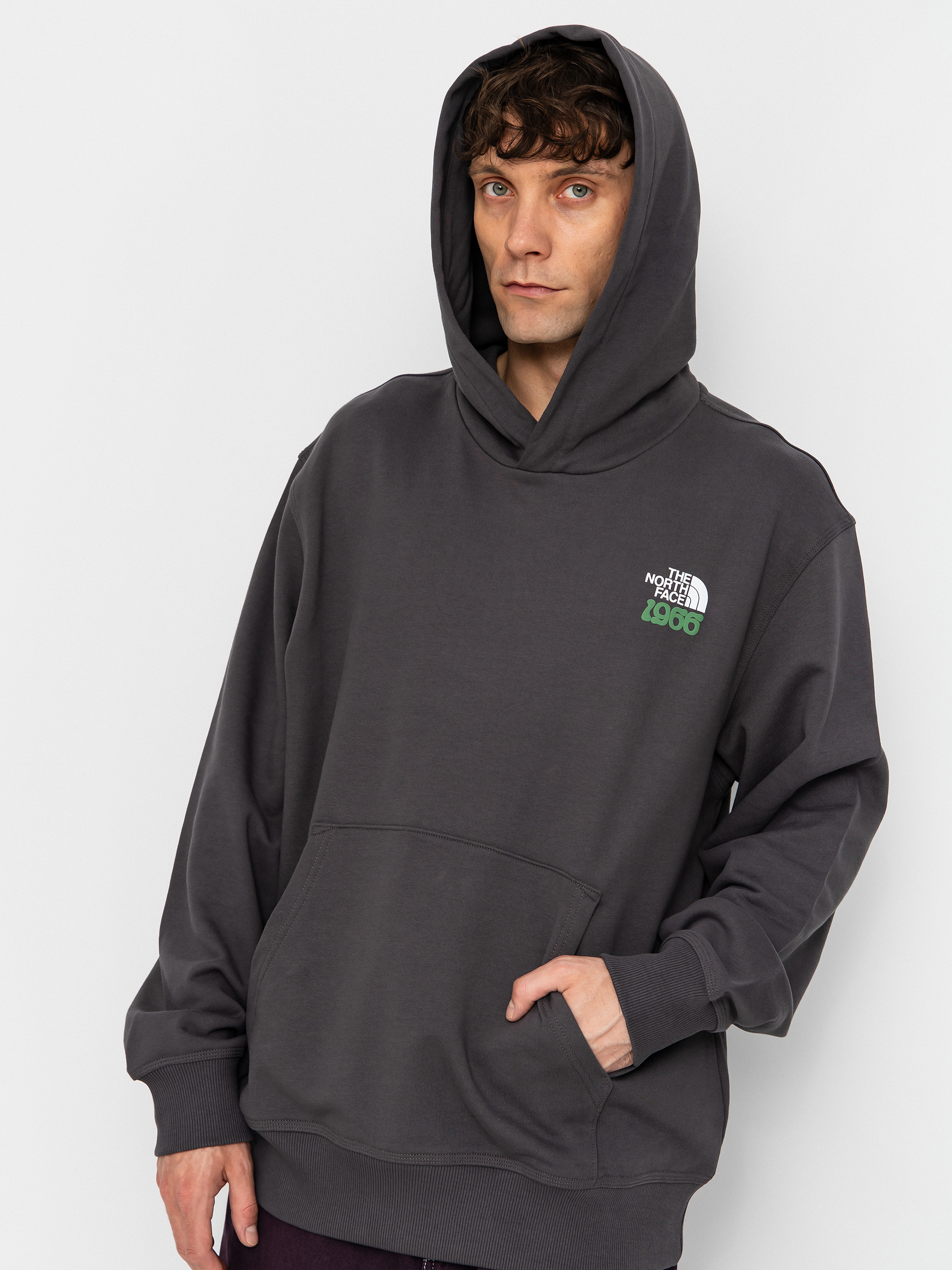 Mikina s kapucu00ed The North Face Motion Relaxed HD (anthracite grey)