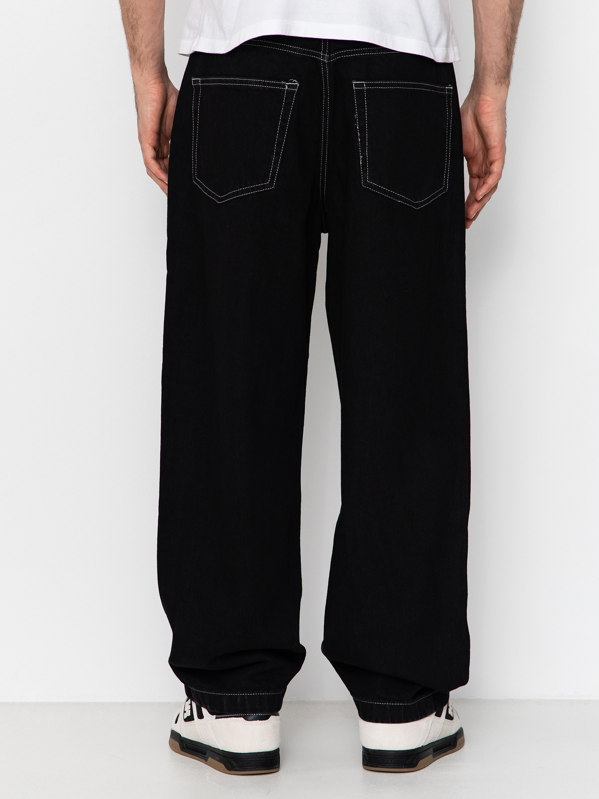 Kalhoty DC Baggy Denim (black tint)