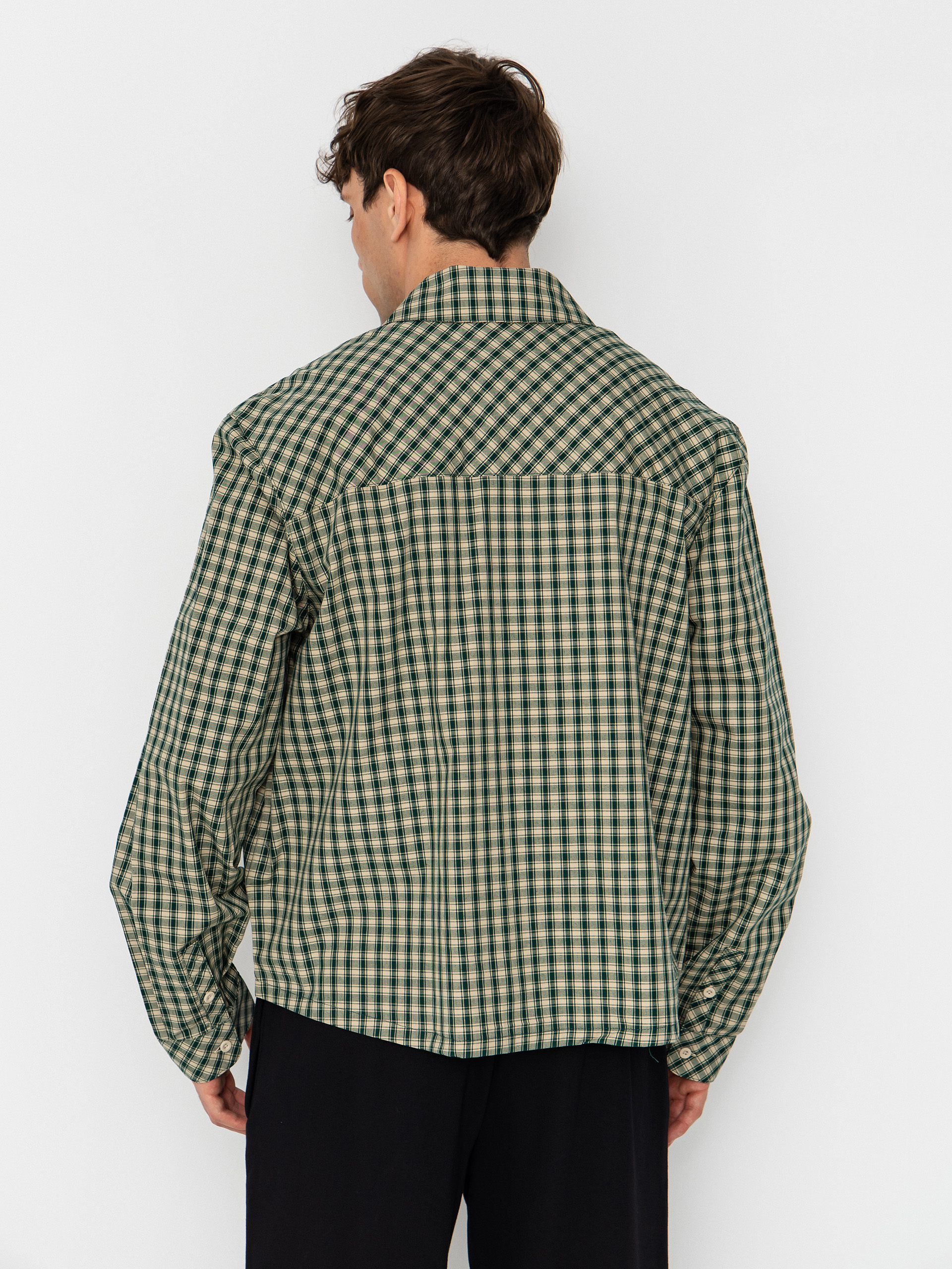 Košile Karl Kani Signature Check Boxy (green)
