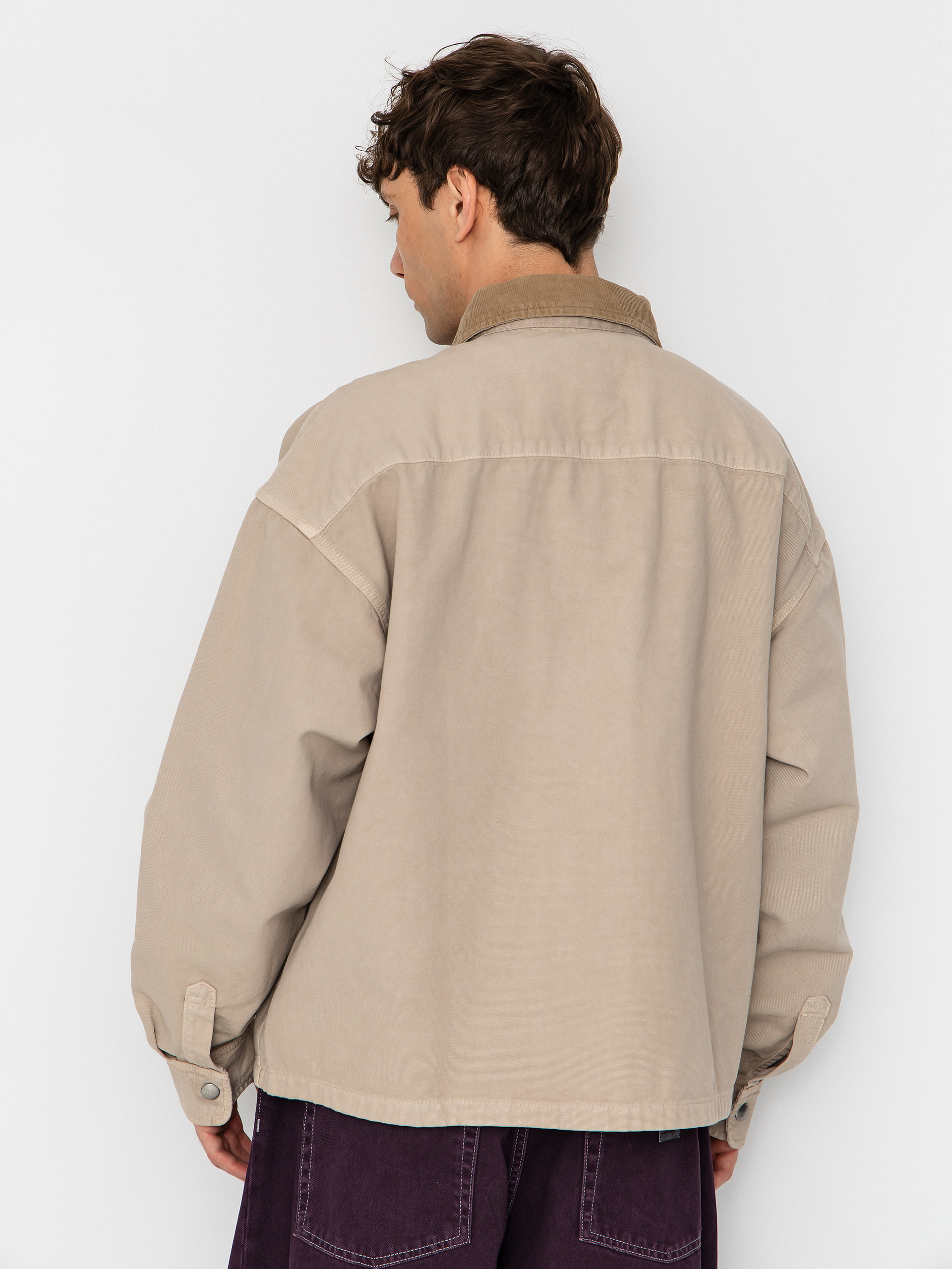 Bunda Carhartt WIP Prescott (string/leather)