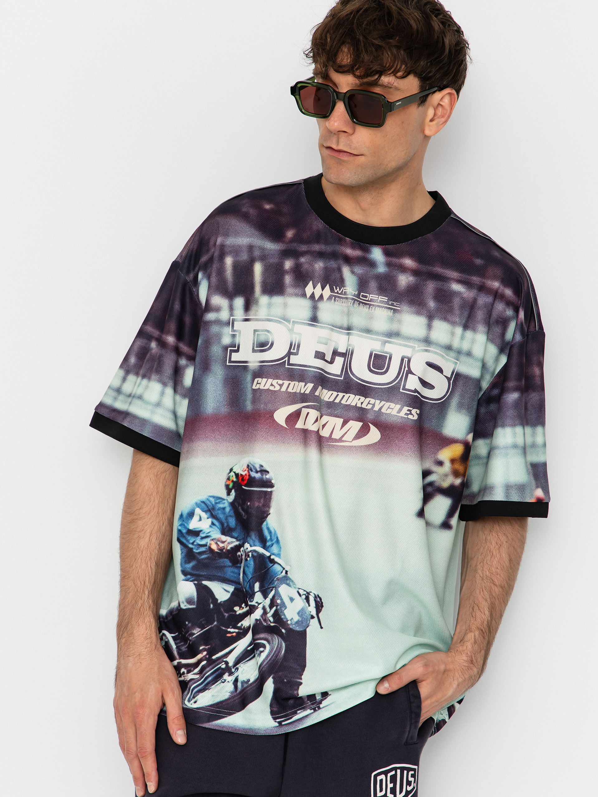 Tričko Deus Ex Machina Enduro Photo Ss Jersey (brown)