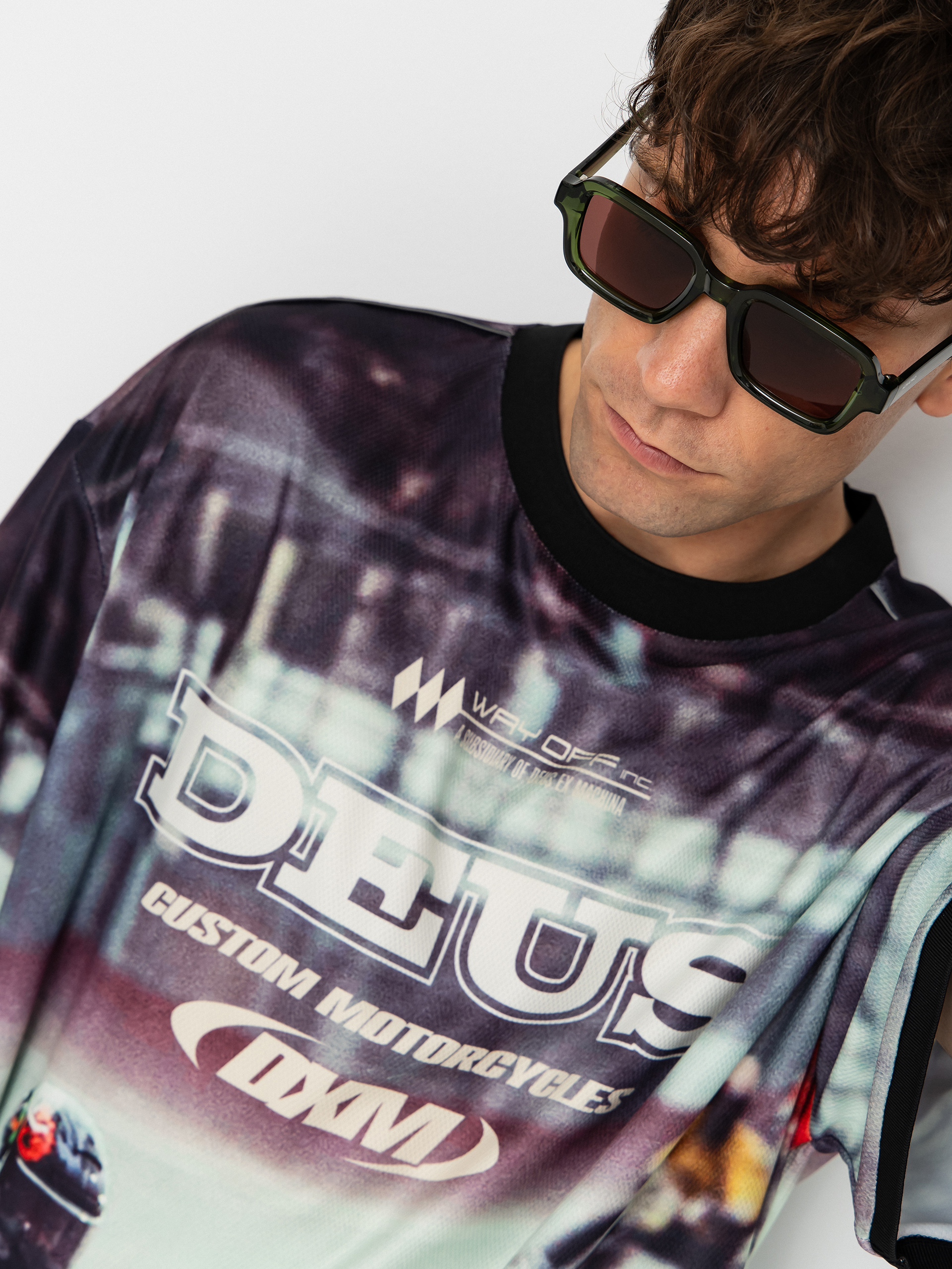 Tričko Deus Ex Machina Enduro Photo Ss Jersey (brown)