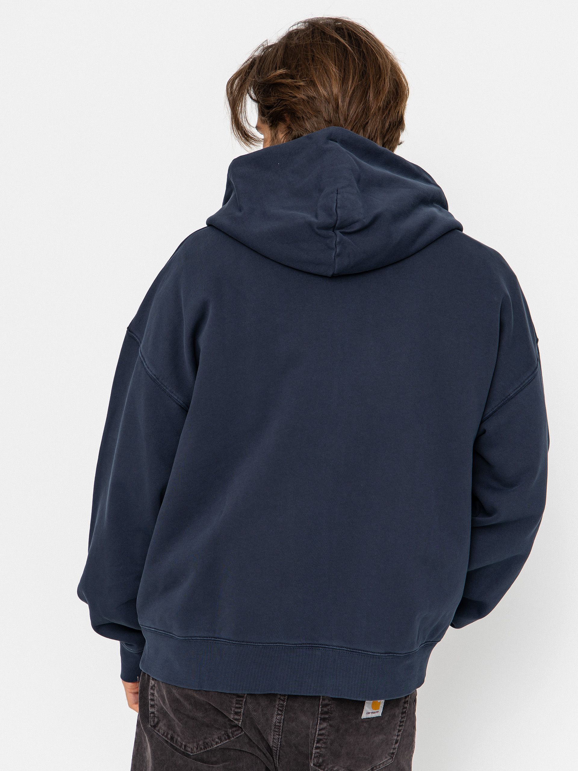 Mikina s kapucí Carhartt WIP Benton ZHD (carbon)