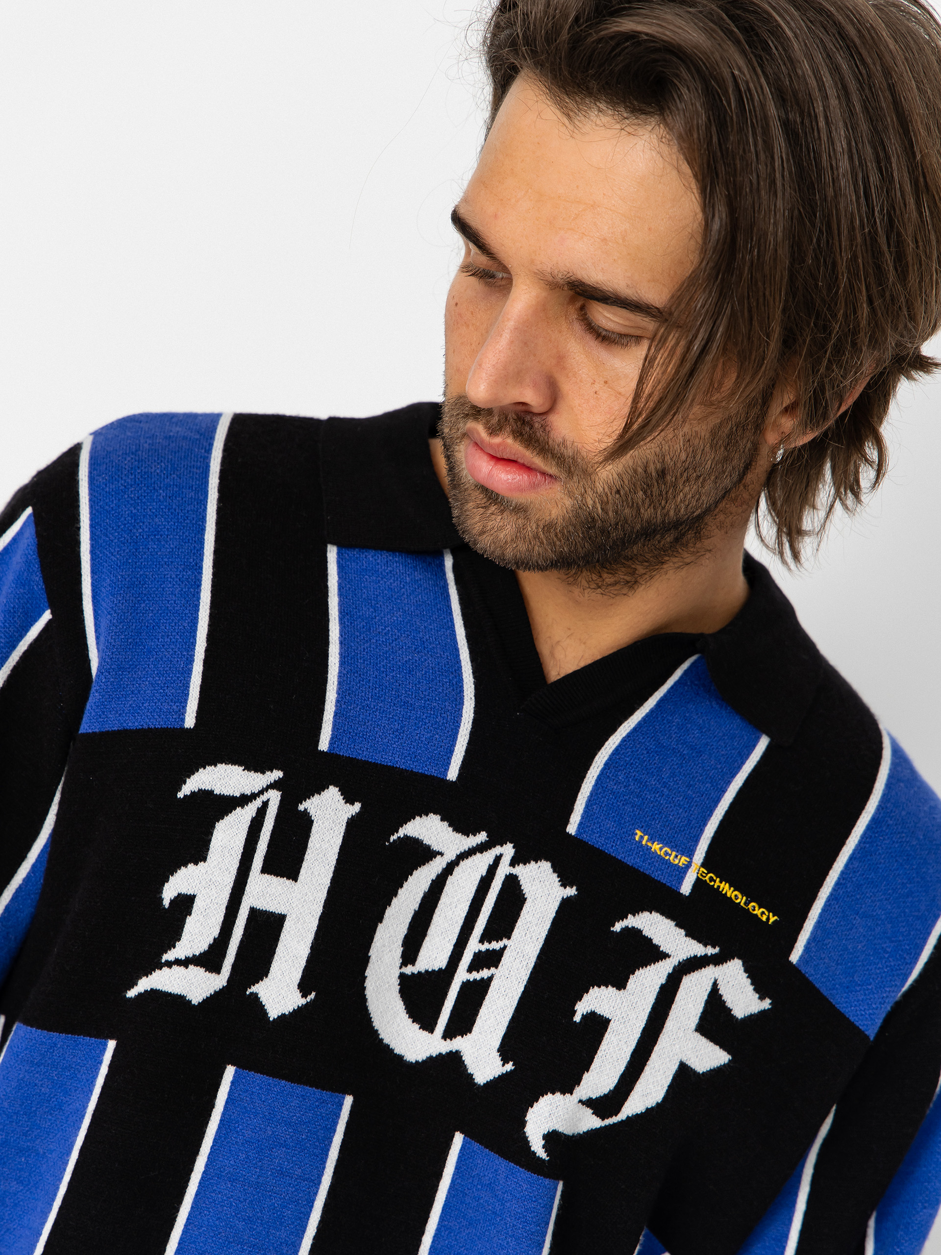 Svetr HUF Midfield Jersey (electric blue)