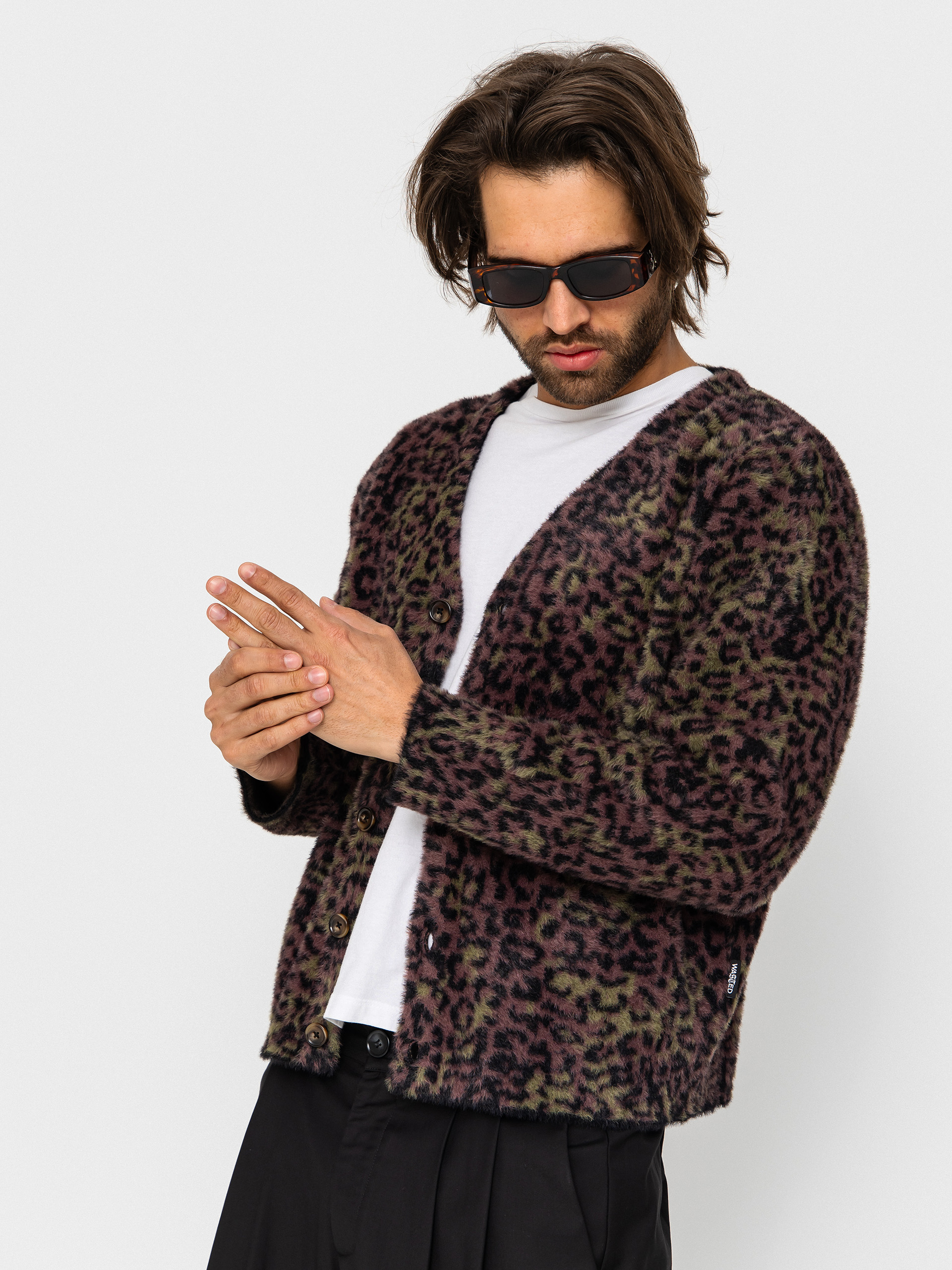 Mikina Wasted Paris Cheetah Cardigan