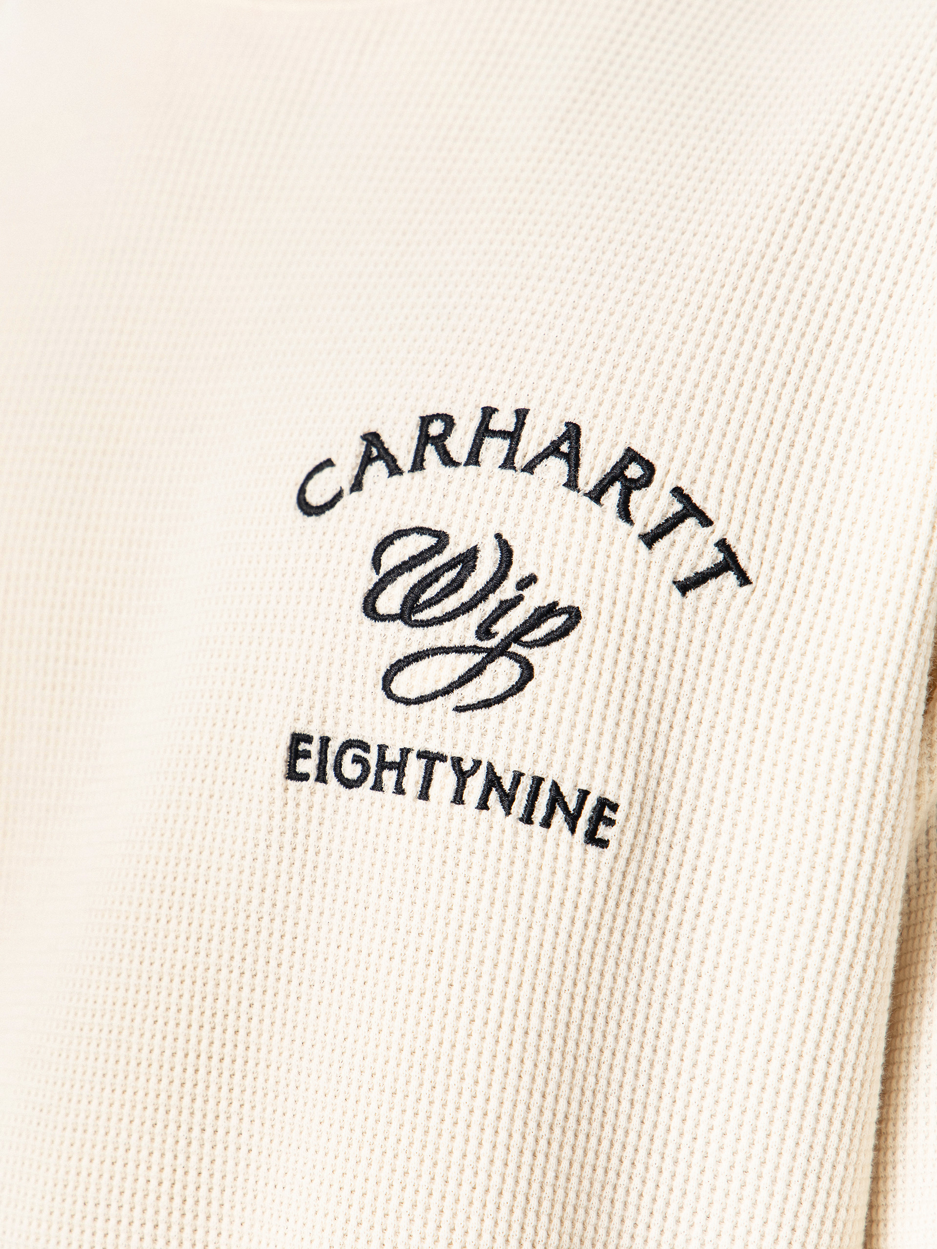Triko Carhartt WIP Eightynine Waffle (natural/black)