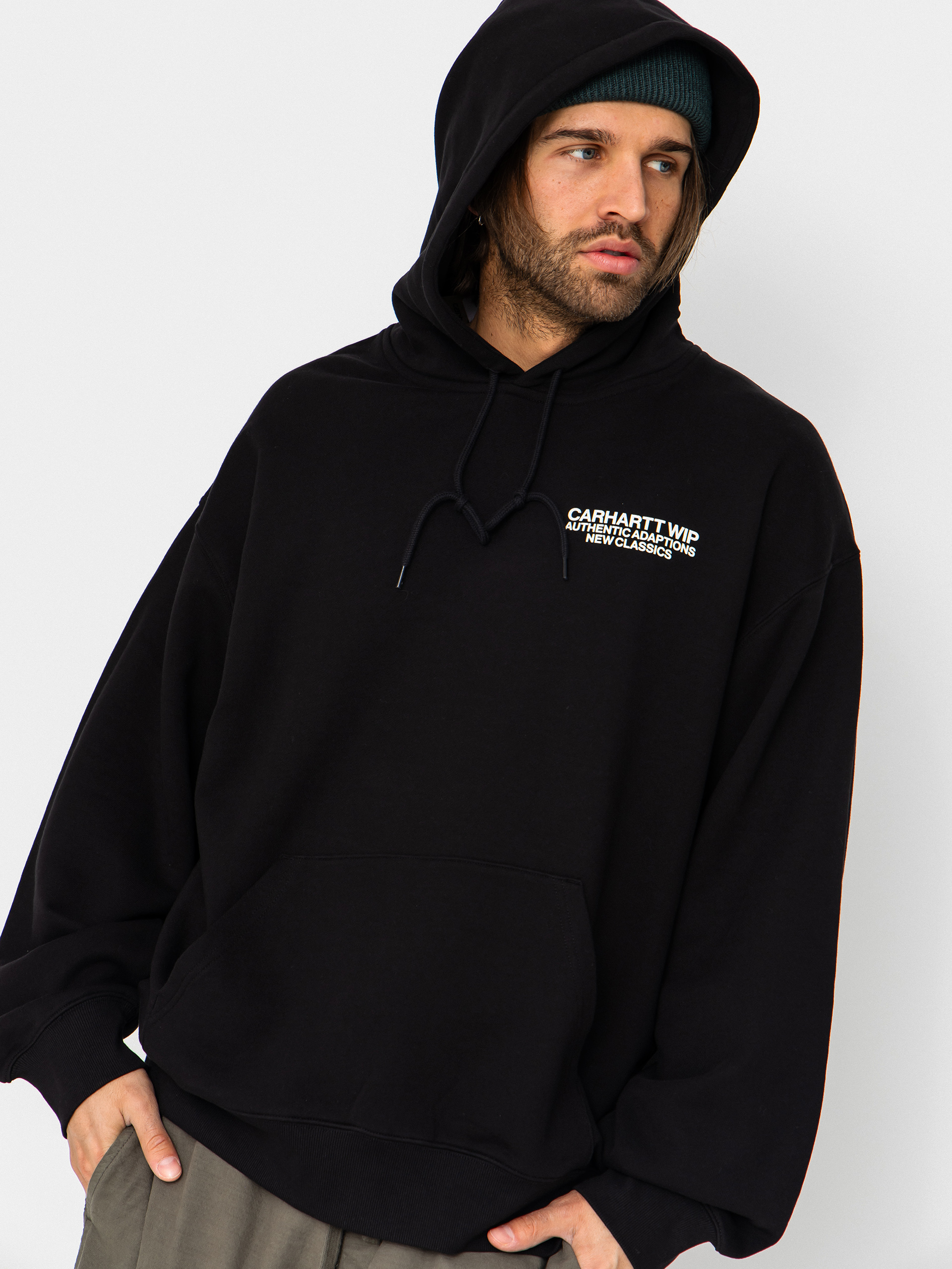 Mikina s kapucí Carhartt WIP Sean Hamilton HD (black)