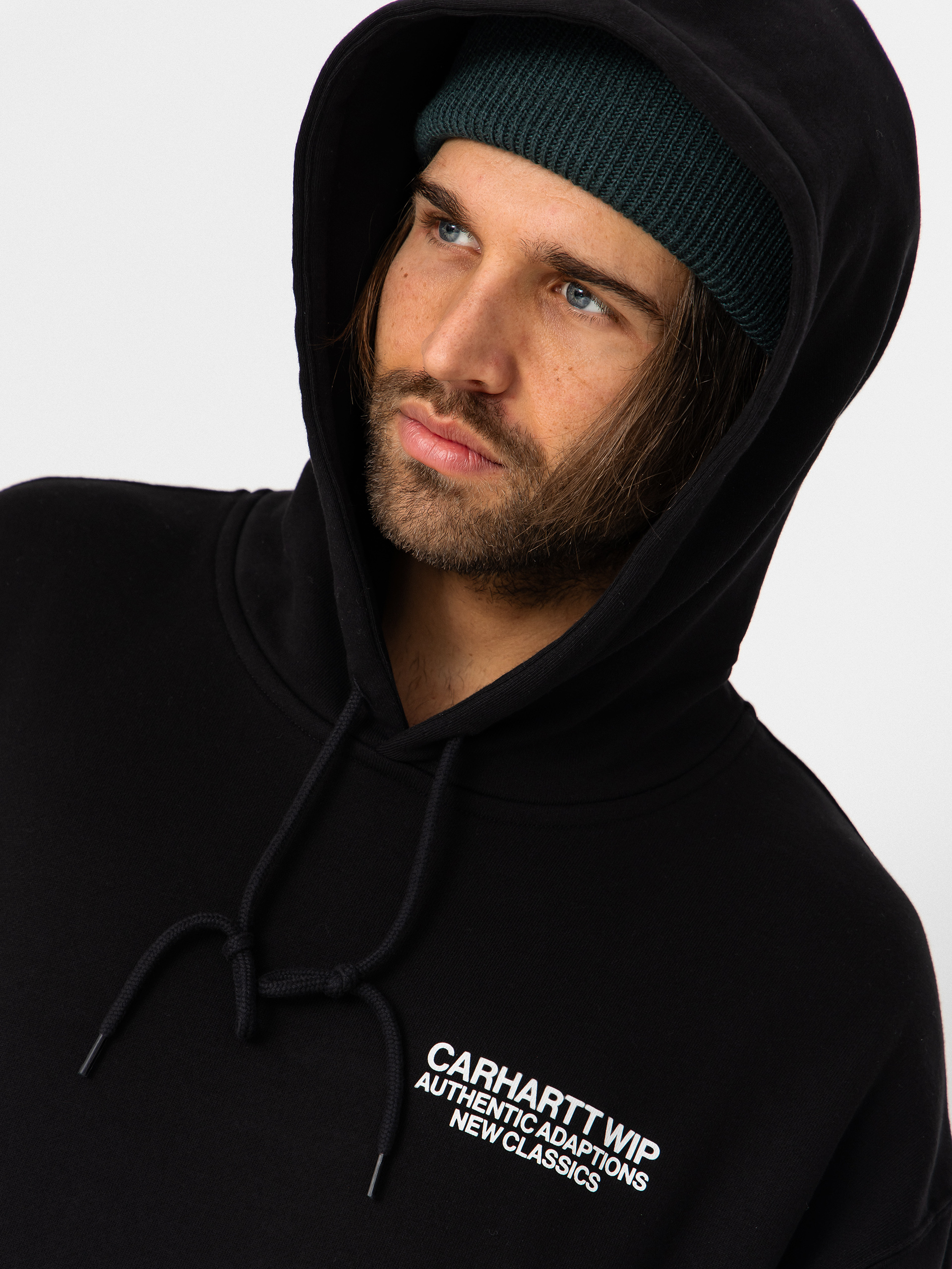 Mikina s kapucí Carhartt WIP Sean Hamilton HD (black)