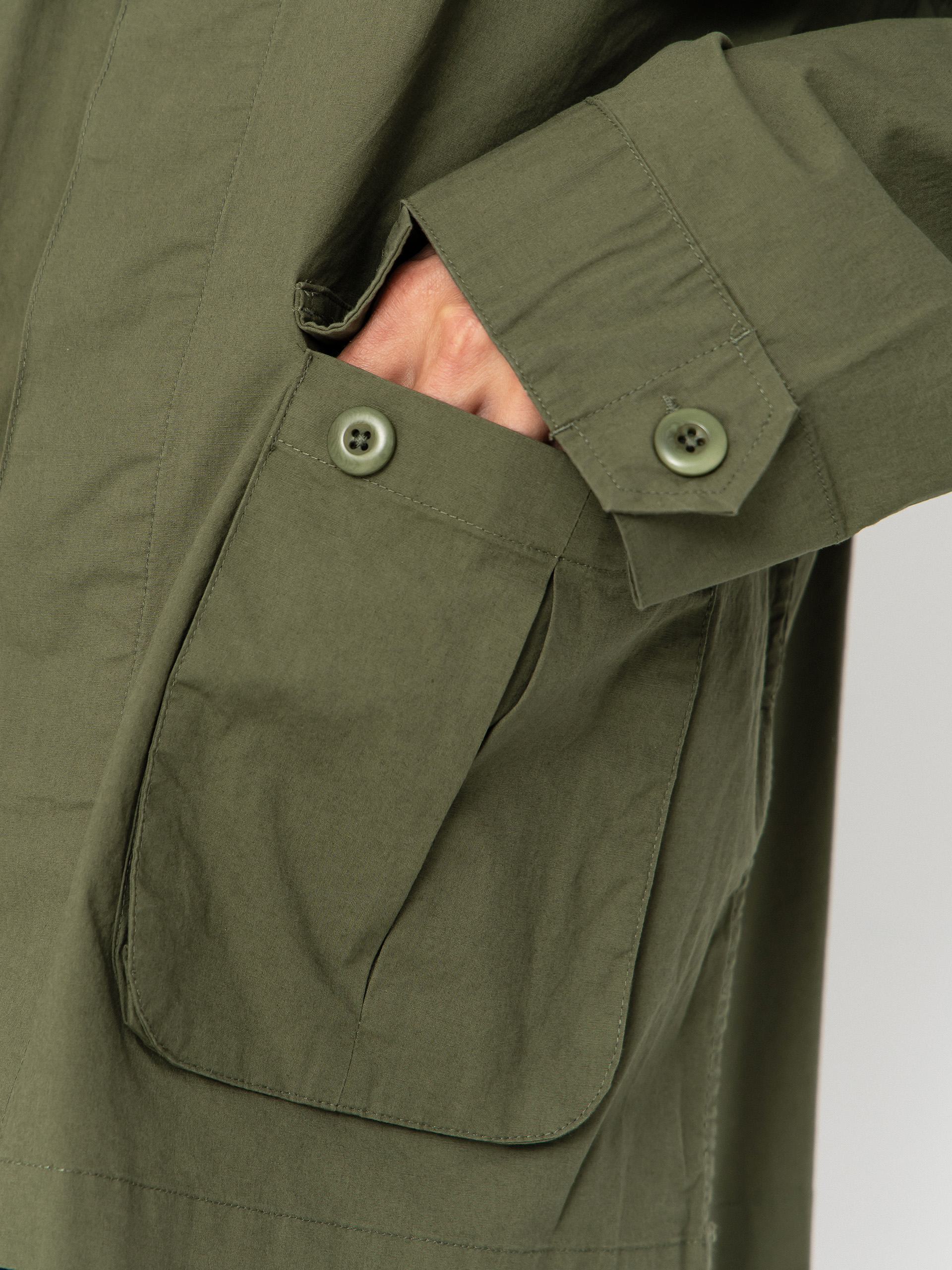 Košile Deus Ex Machina Power Overshirt (pine green)