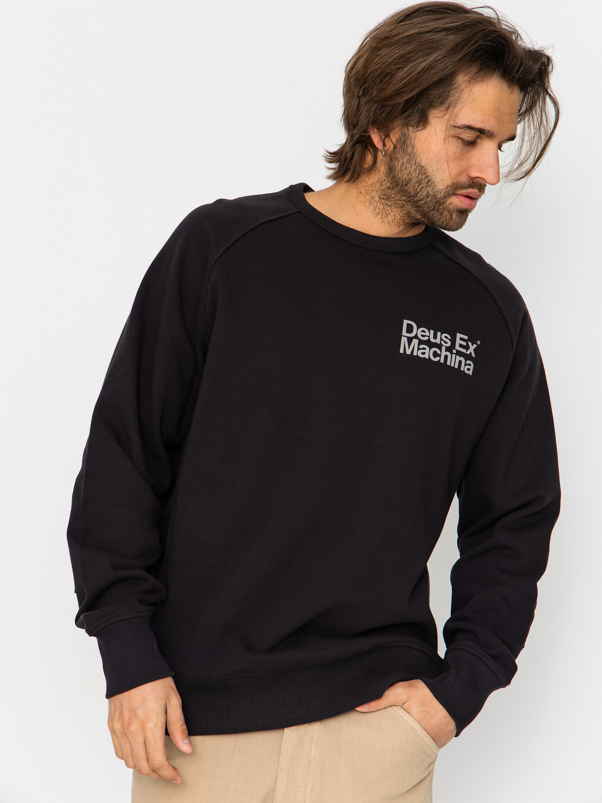 Mikina Deus Ex Machina Plenty Good Crew (black)