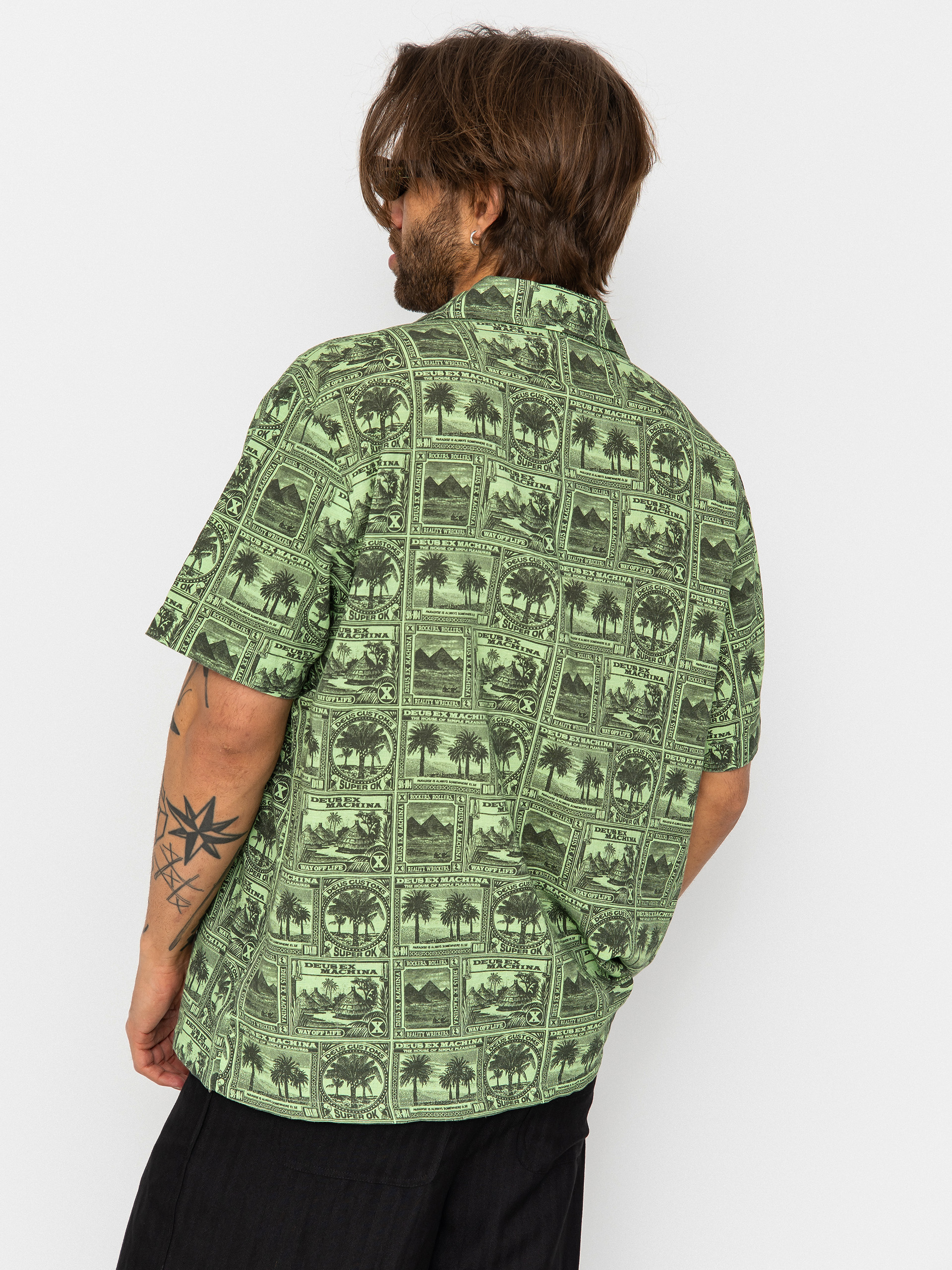 Košile Deus Ex Machina Mail Man (green)