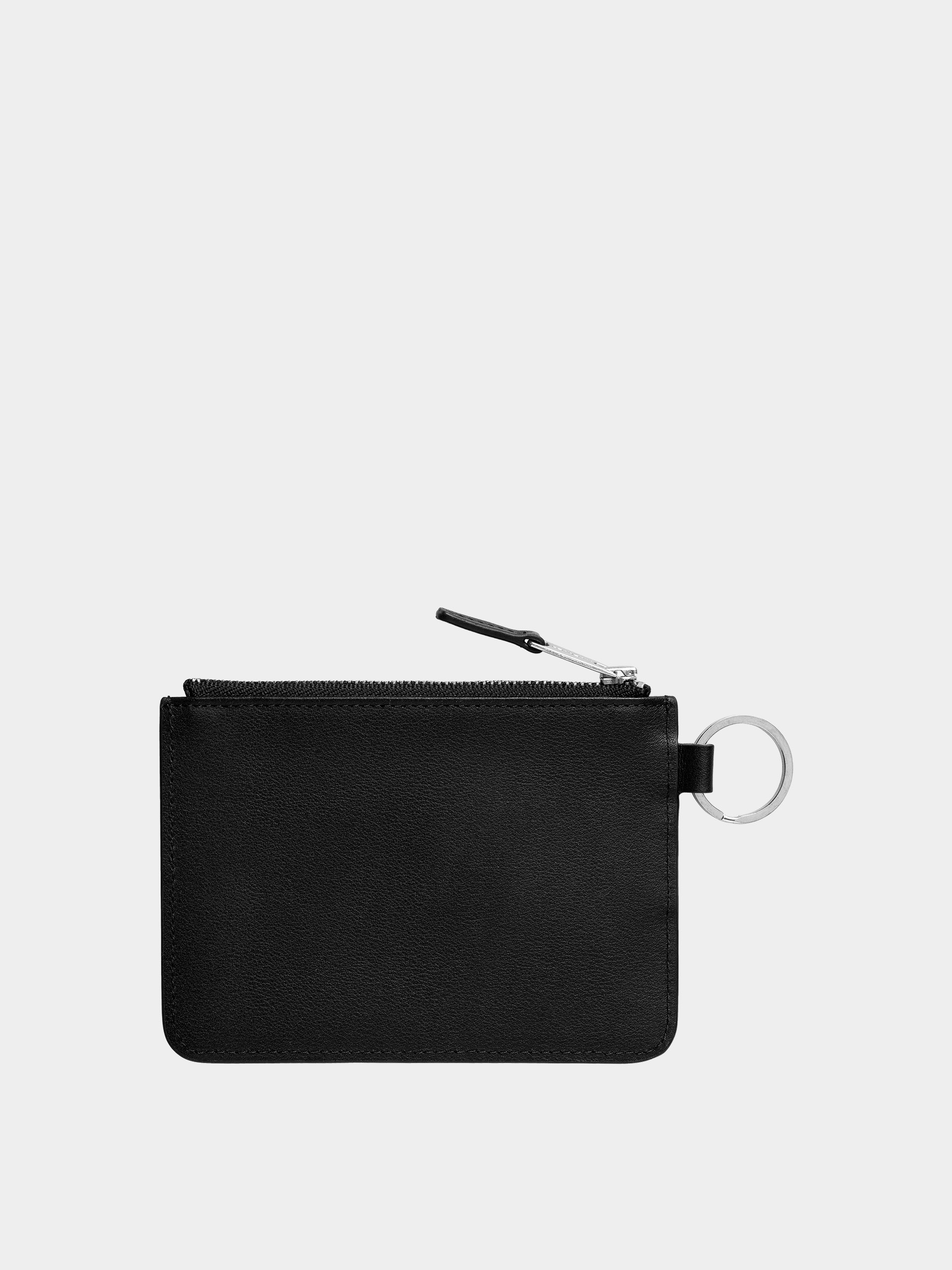 Peněženka Carhartt WIP Deconstructed Leather (black/silver)