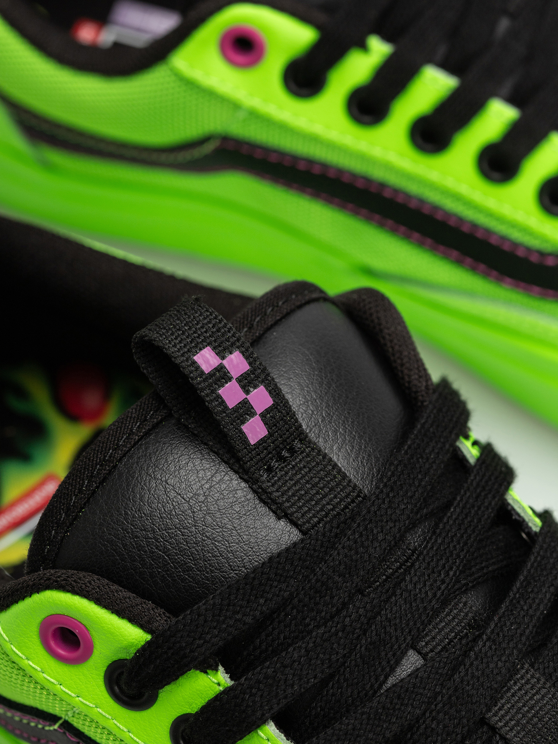 Boty Vans Skate Old Skool 36 + (black/green gec)