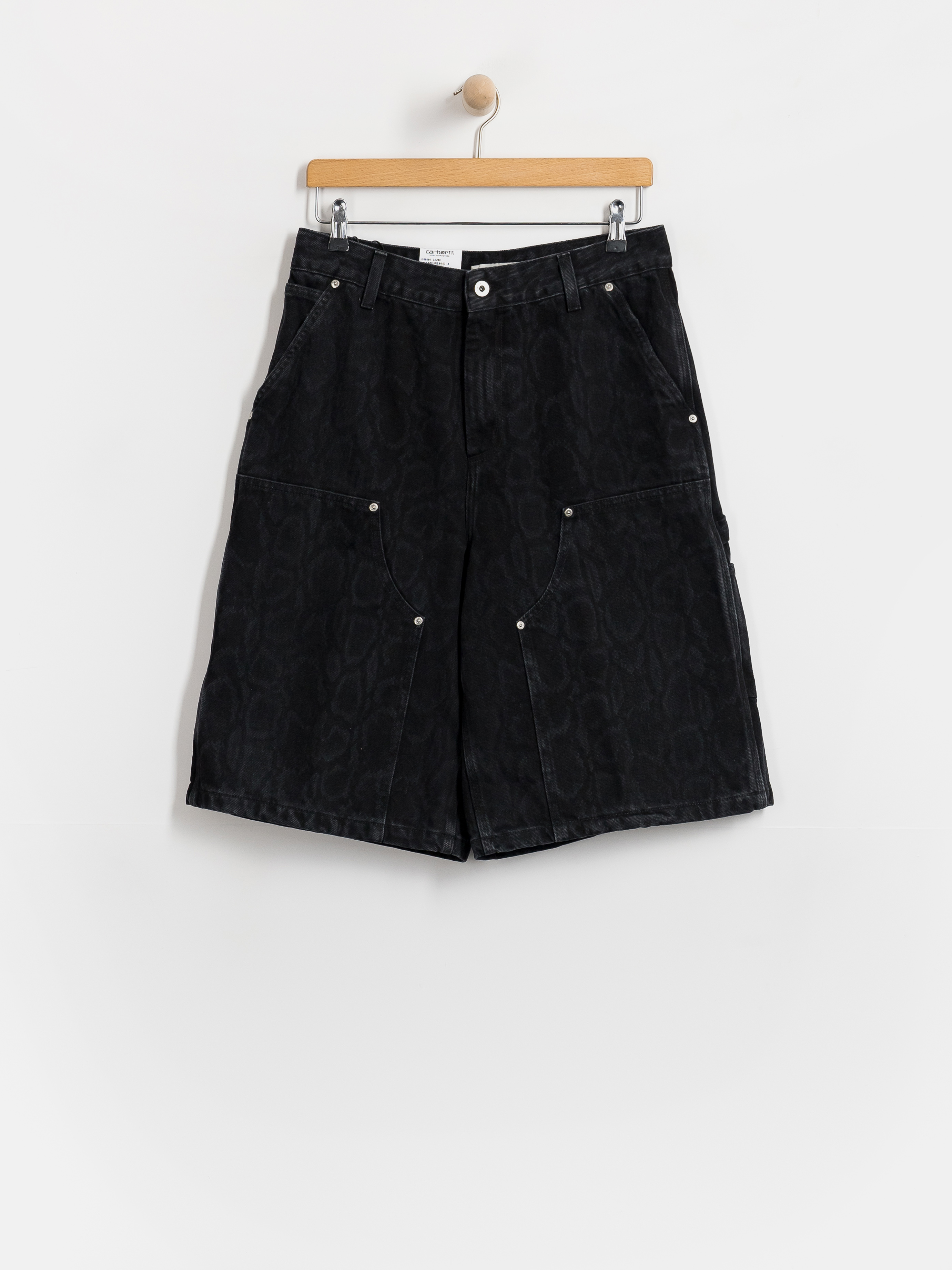 Kraťasy Carhartt WIP Snake Nixon Double Knee Wmn (snake camo/black)