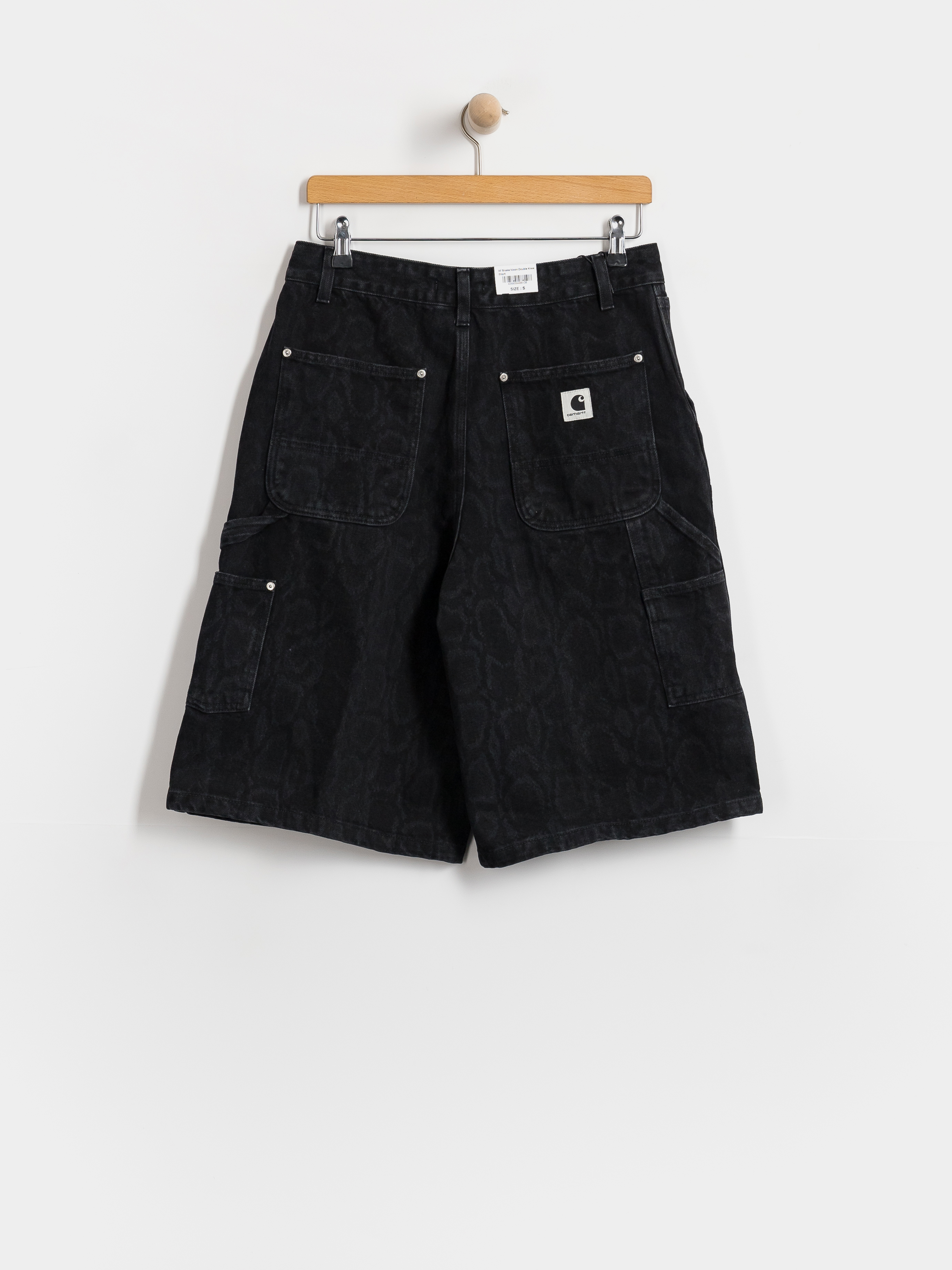 Kraťasy Carhartt WIP Snake Nixon Double Knee Wmn (snake camo/black)