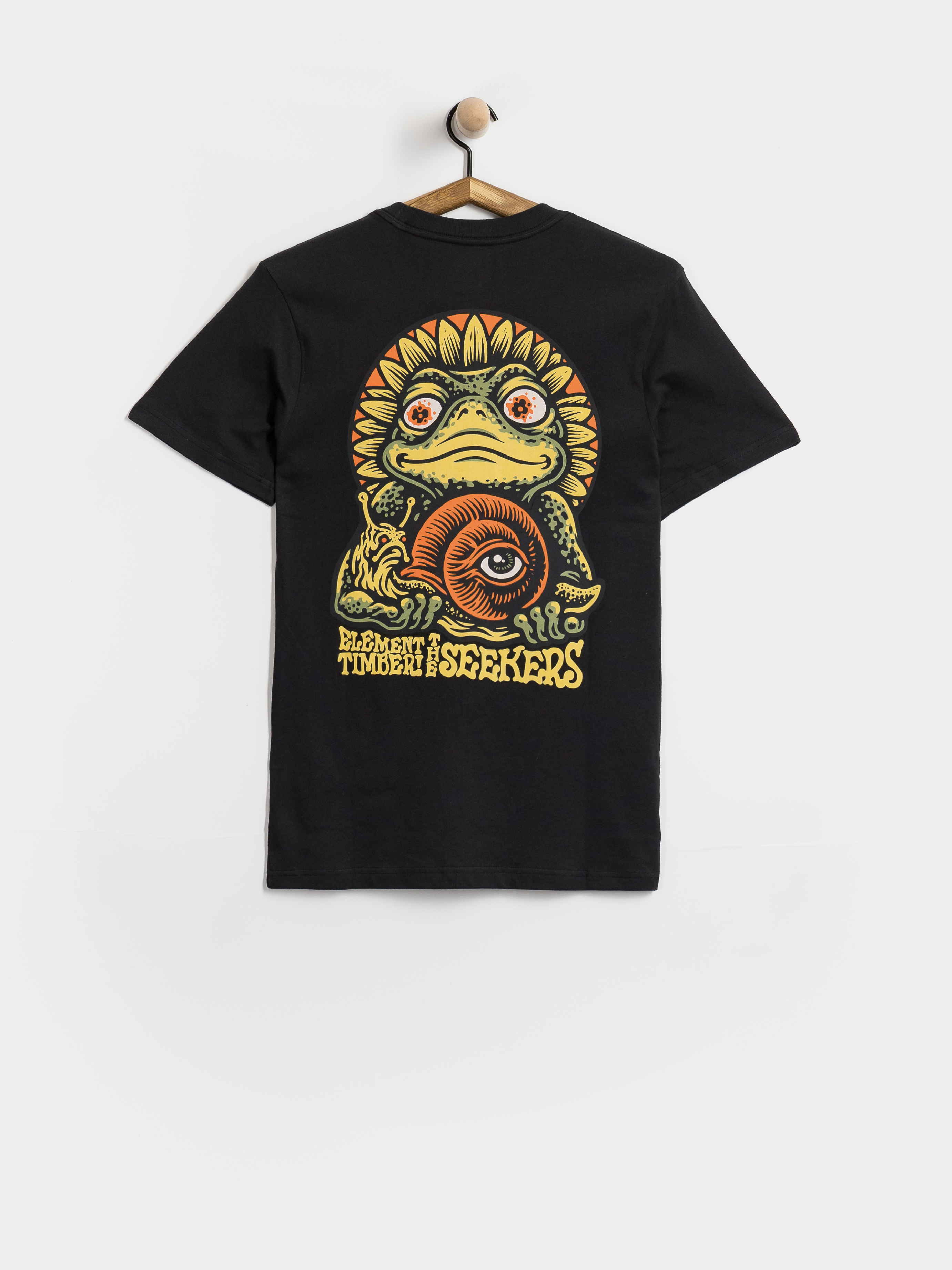 Tričko Element Timber The Frog (off black)